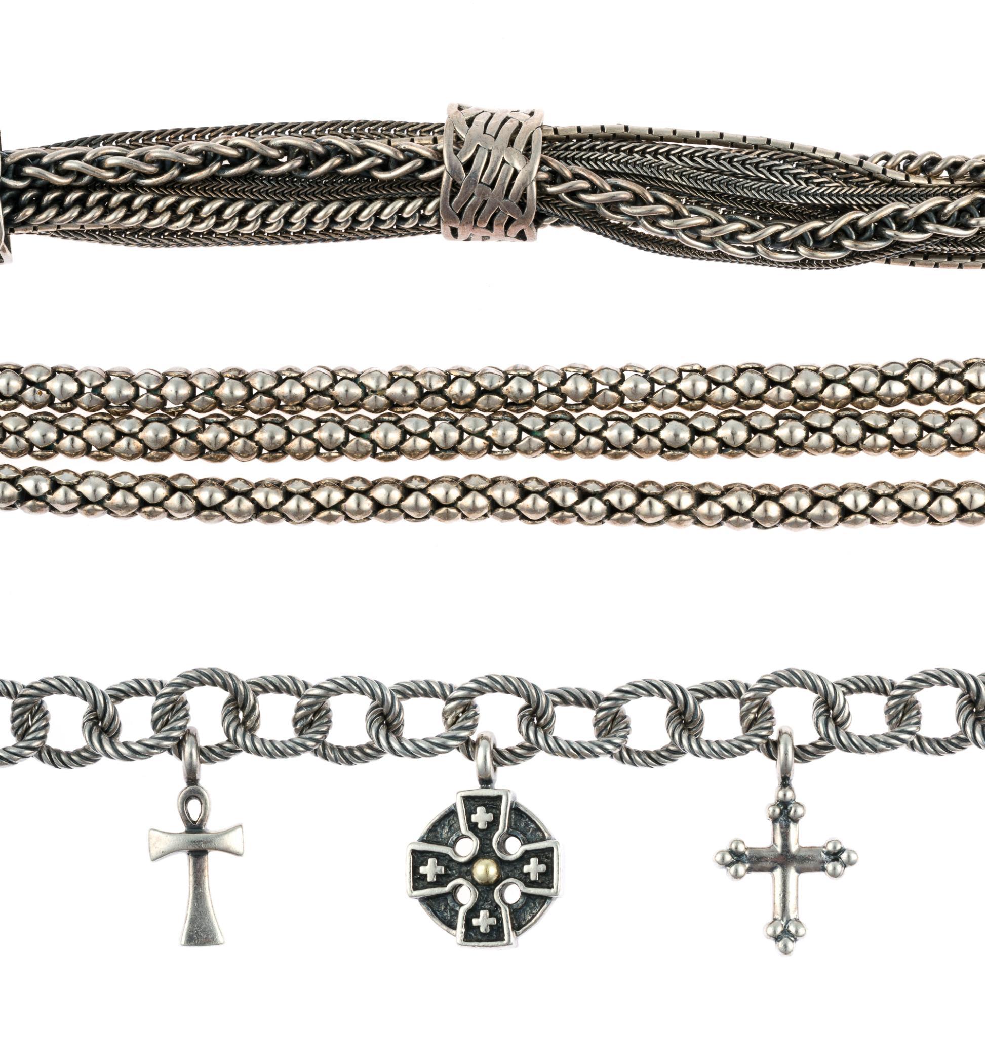 3 Sterling Silver Bracelets