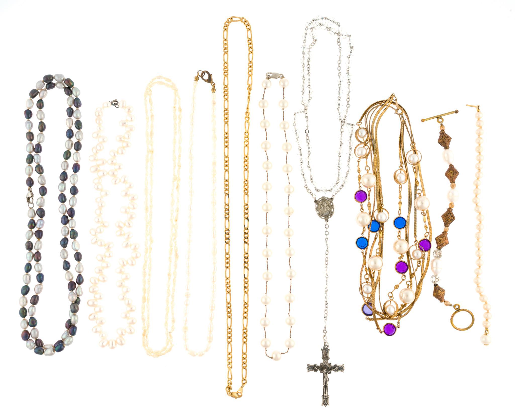 Necklaces and Bracelets Incl. Freshwater Pearls