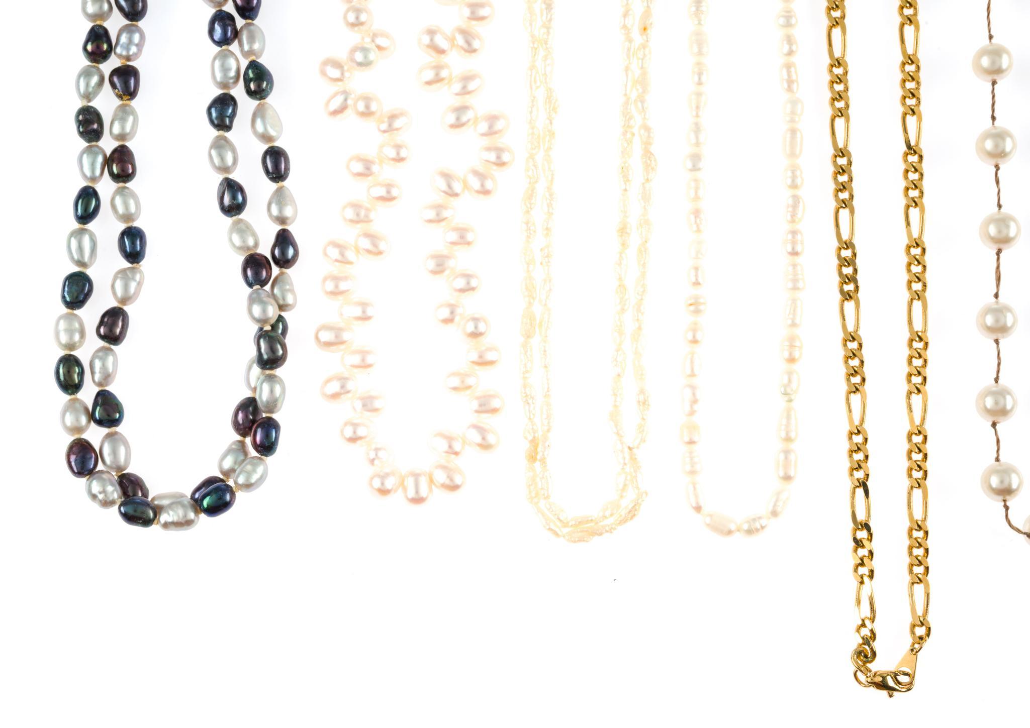 Necklaces and Bracelets Incl. Freshwater Pearls