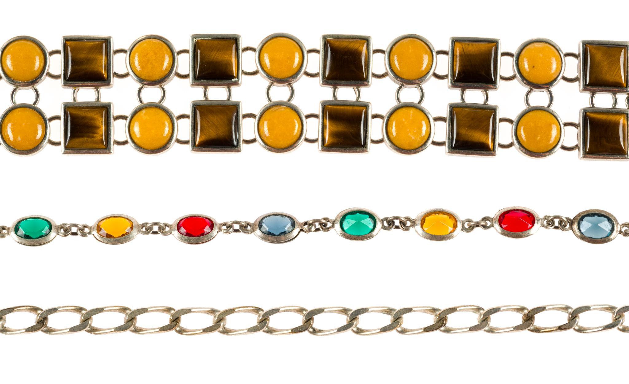 Sterling Silver Bracelets and Rings