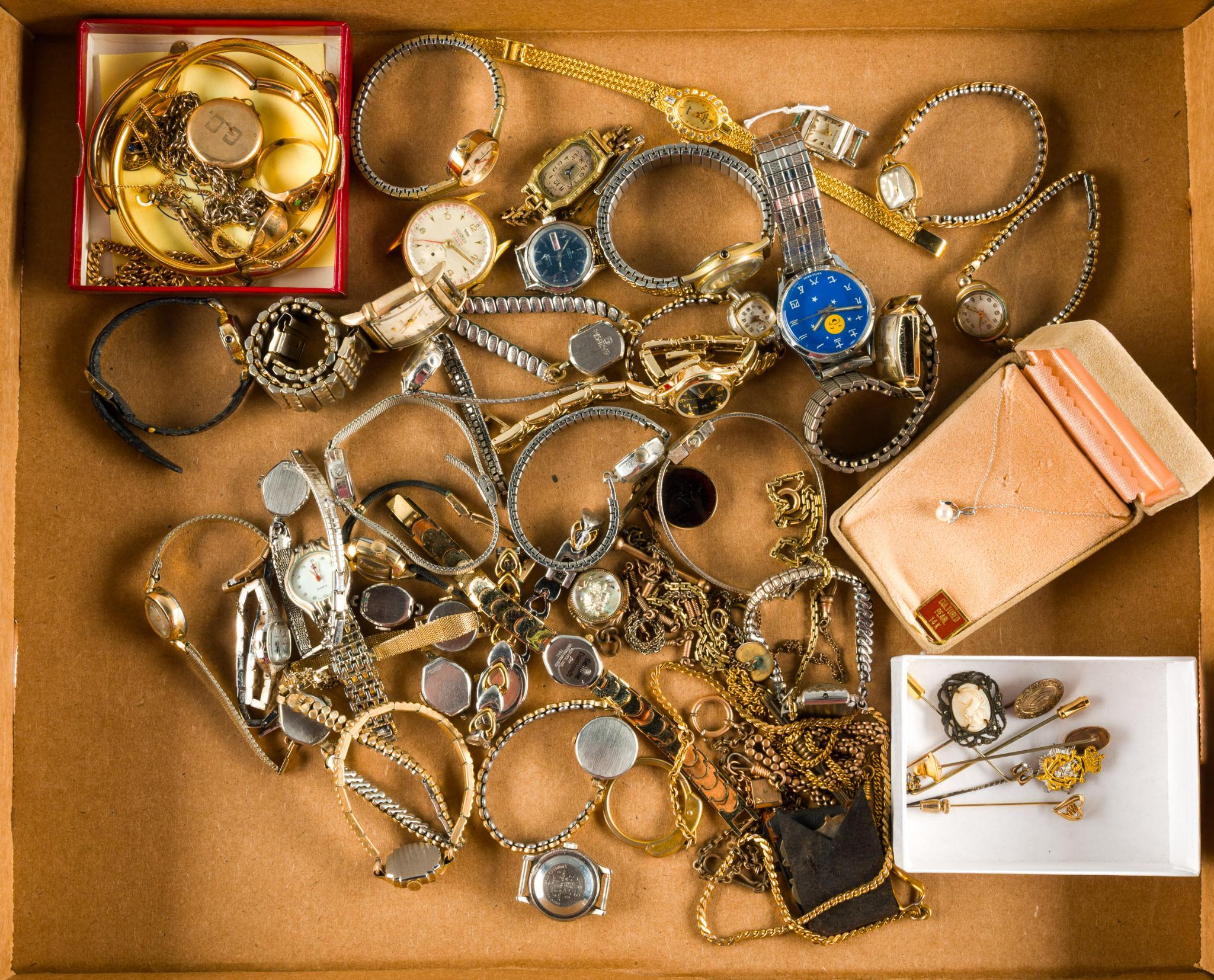 Vintage Jewelry and Watches Incl. Gold-Filled