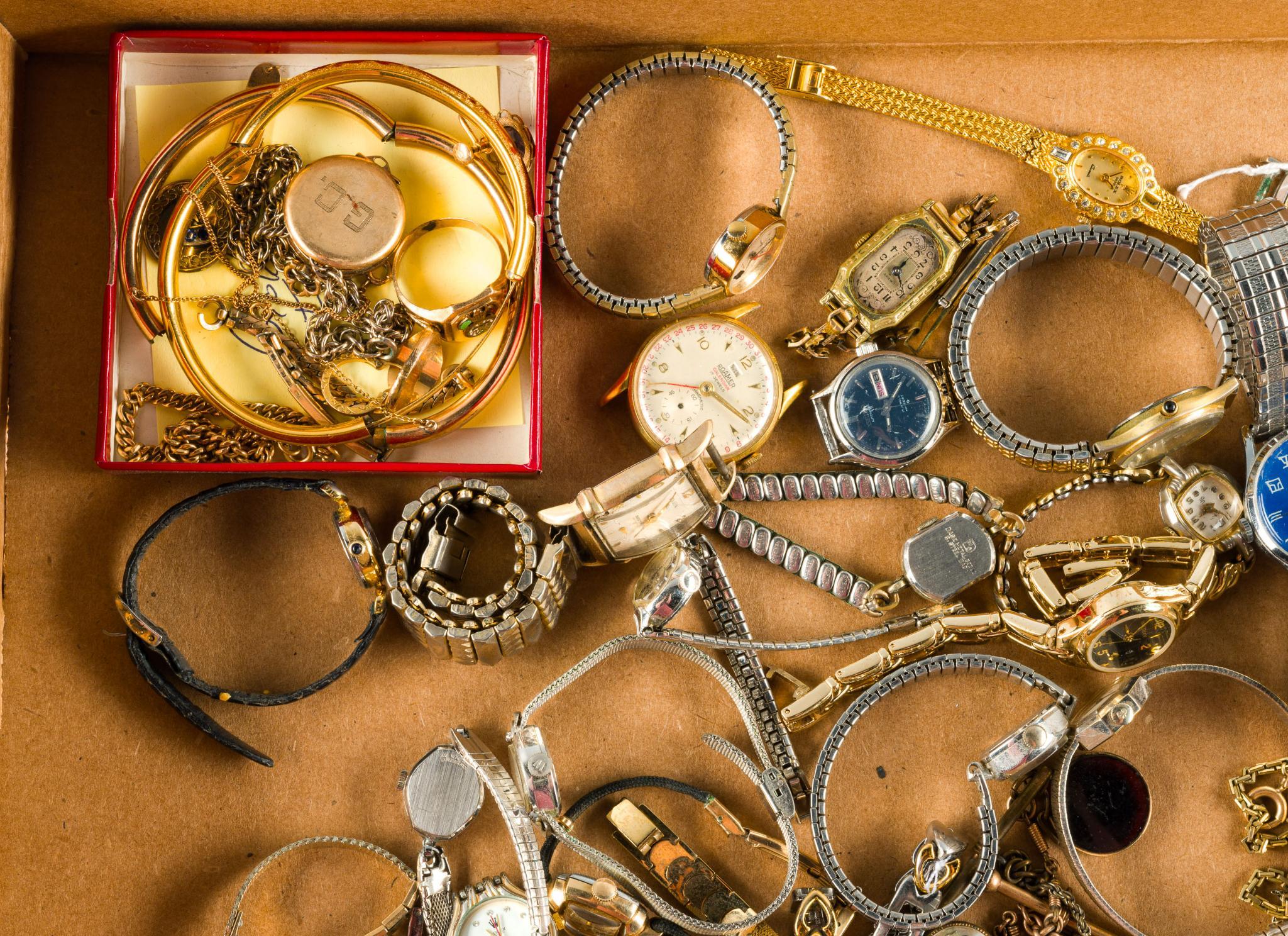 Vintage Jewelry and Watches Incl. Gold-Filled