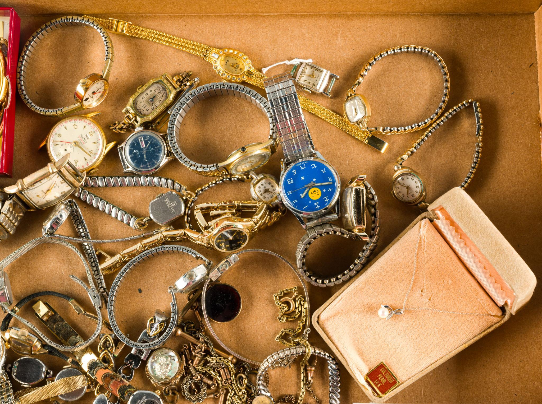 Vintage Jewelry and Watches Incl. Gold-Filled