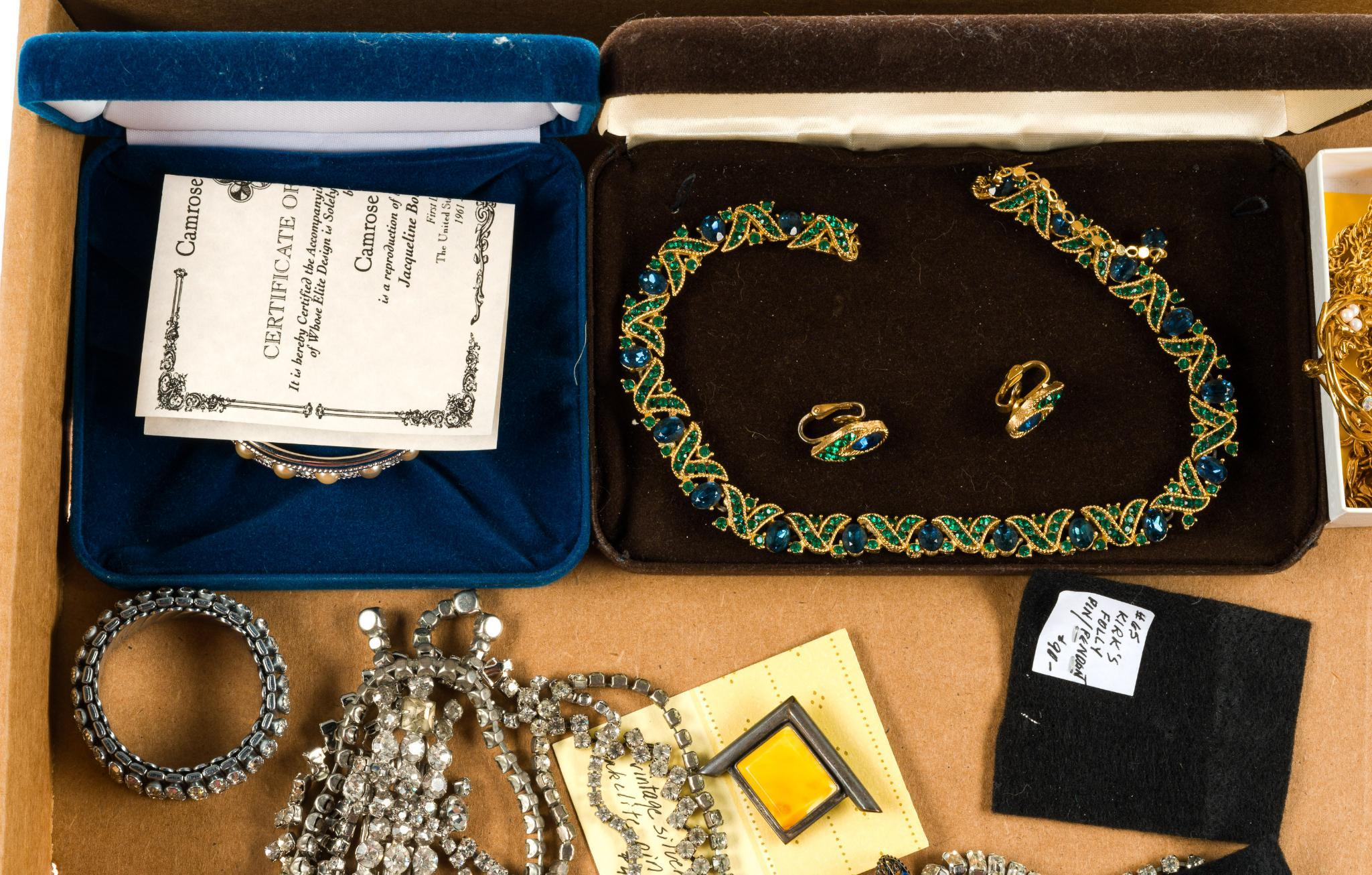 Vintage and Costume Jewelry Incl. Kirk's Folly