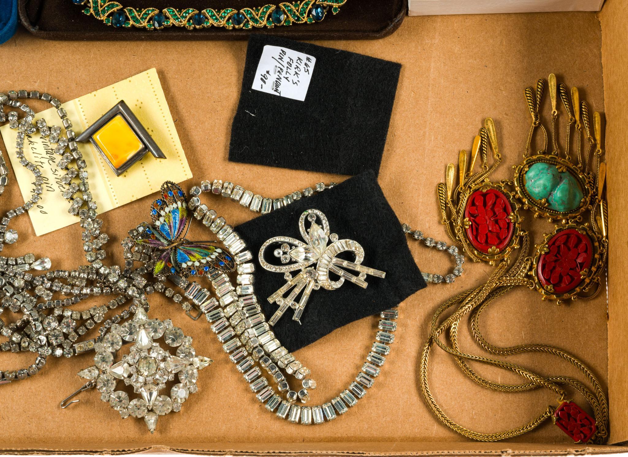 Vintage and Costume Jewelry Incl. Kirk's Folly