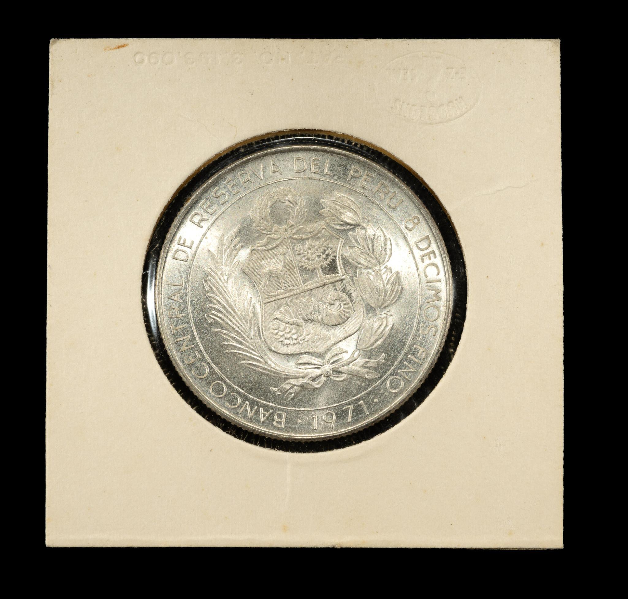 Four Silver Coins Peru