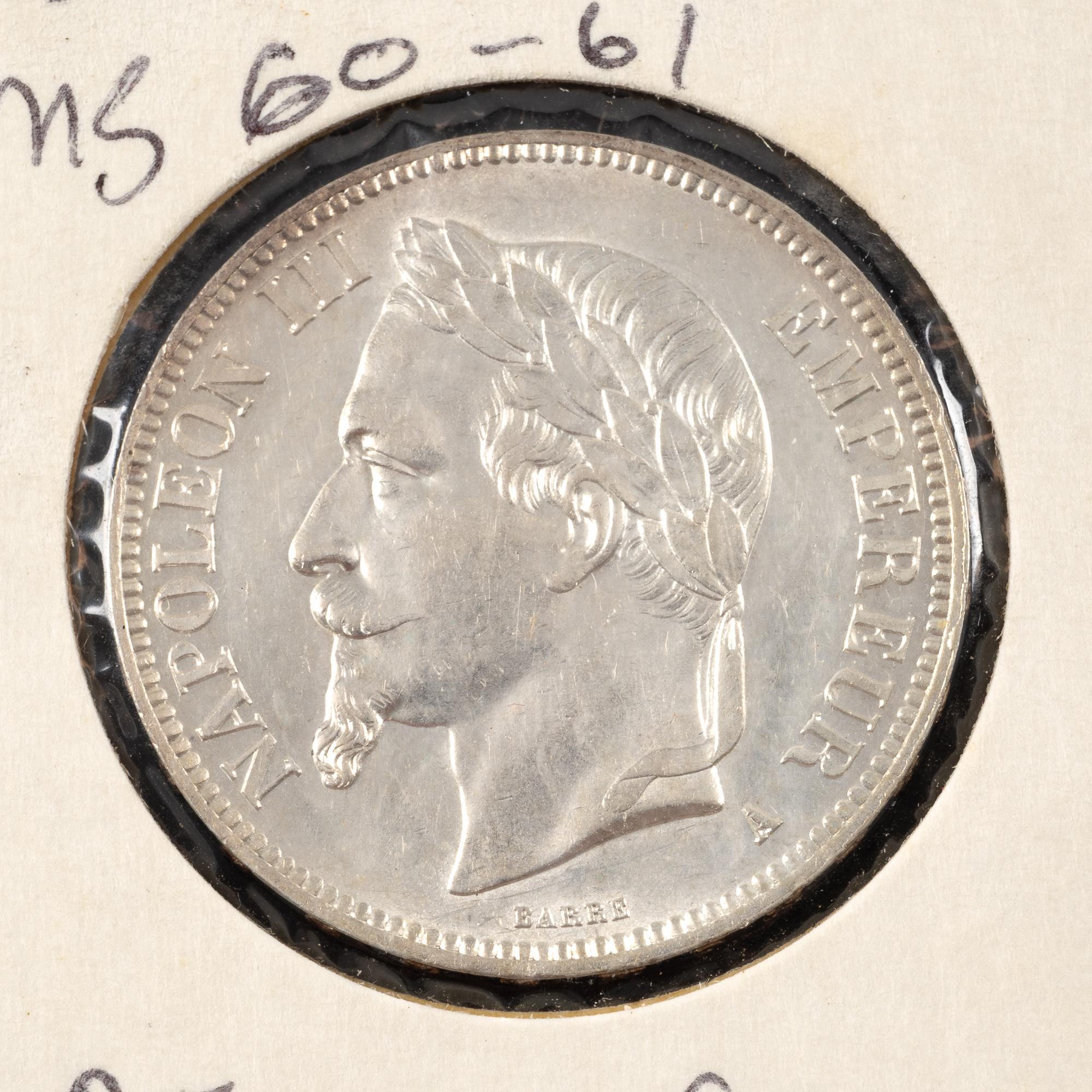 Silver Coins France And Bulgaria