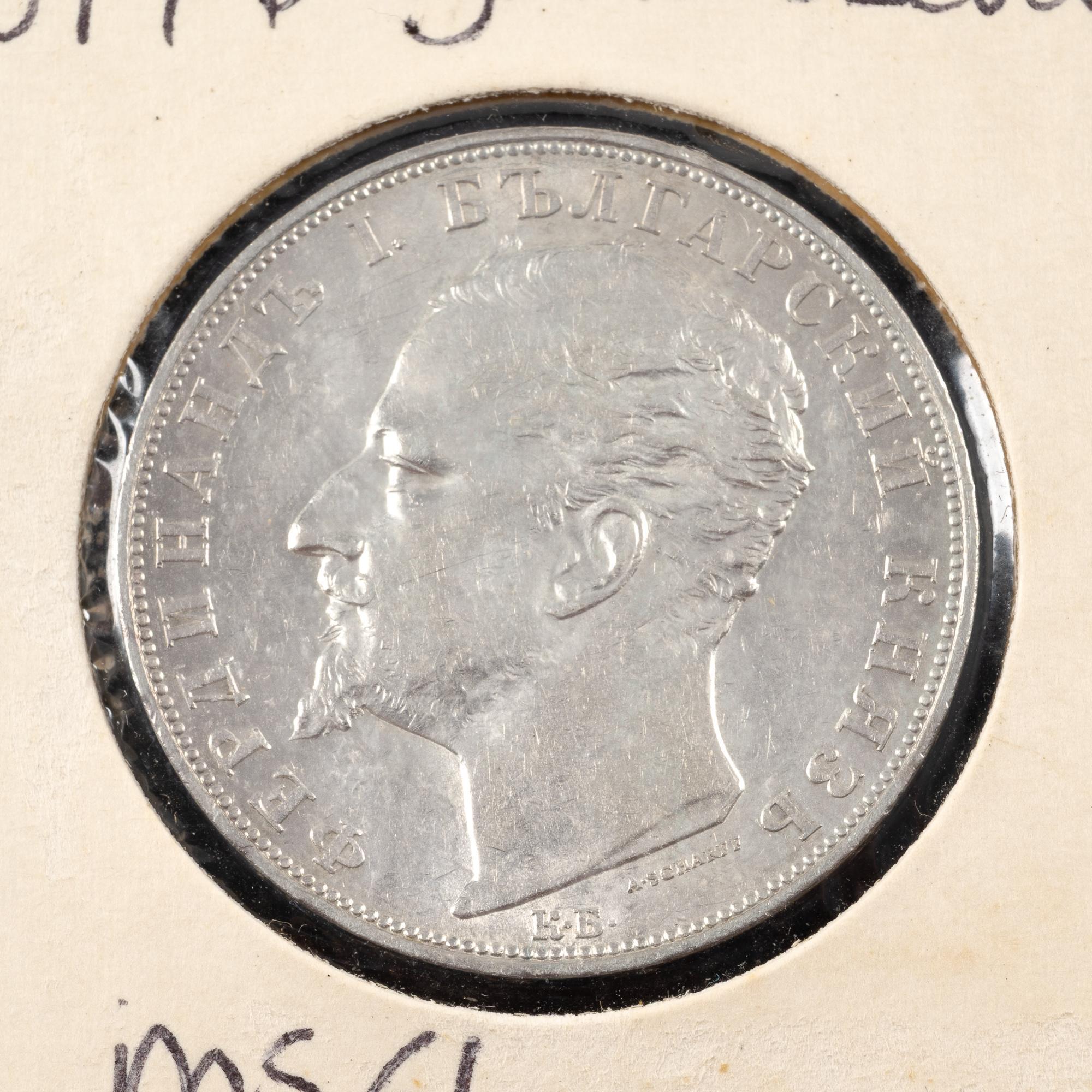 Silver Coins France And Bulgaria