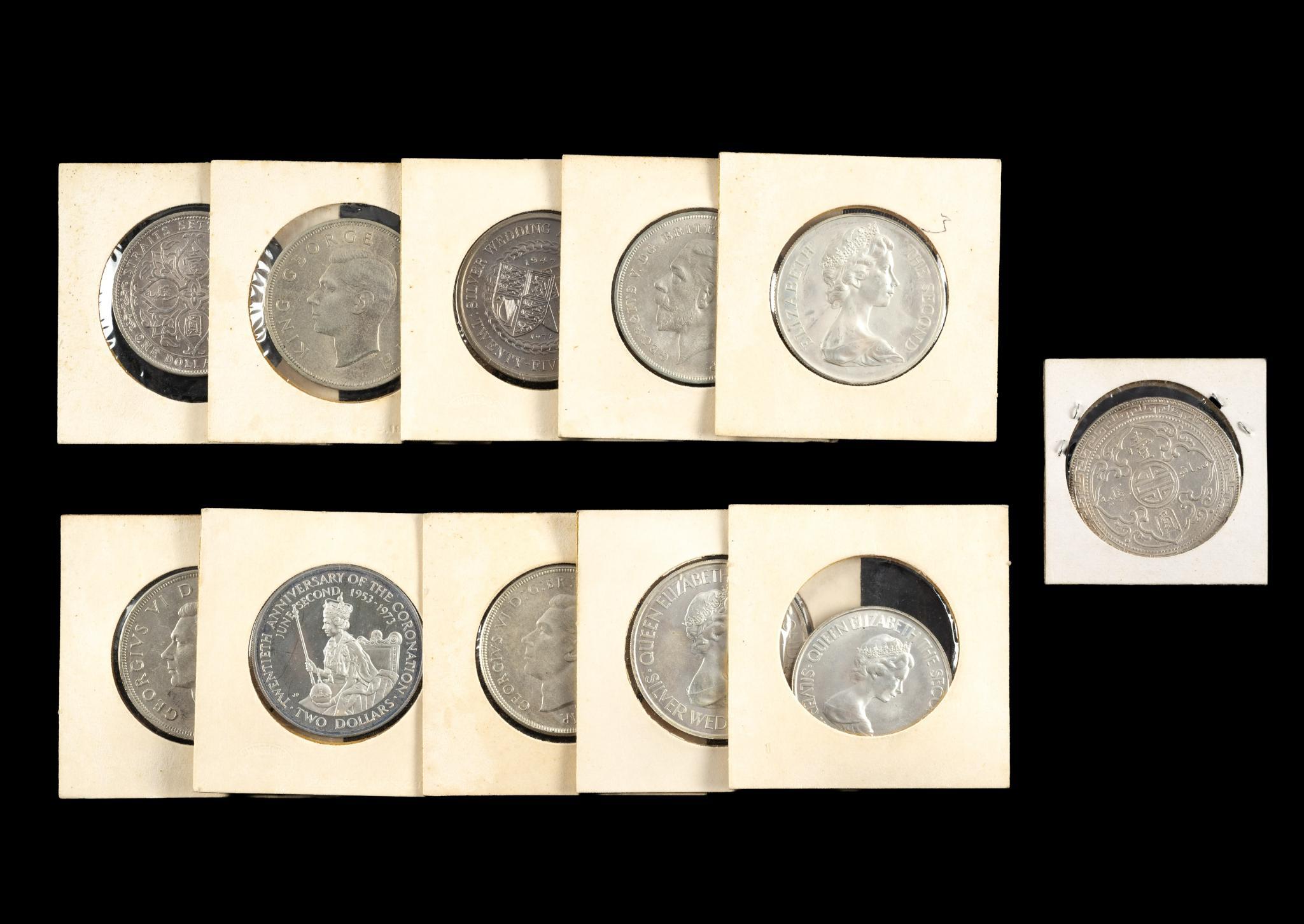 Eleven Uncirculated Silver Coins Britain And Colonies