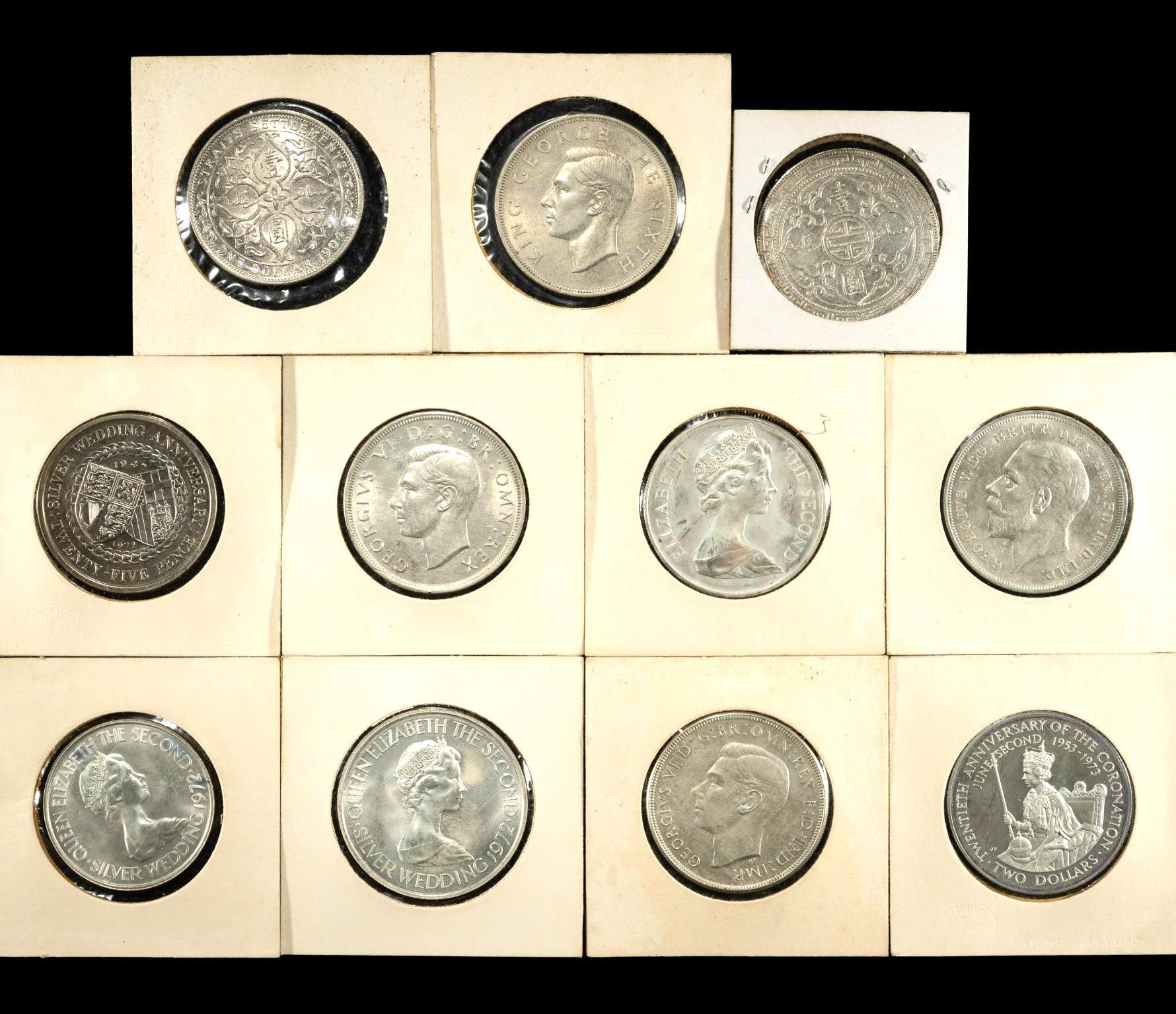 Eleven Uncirculated Silver Coins Britain And Colonies
