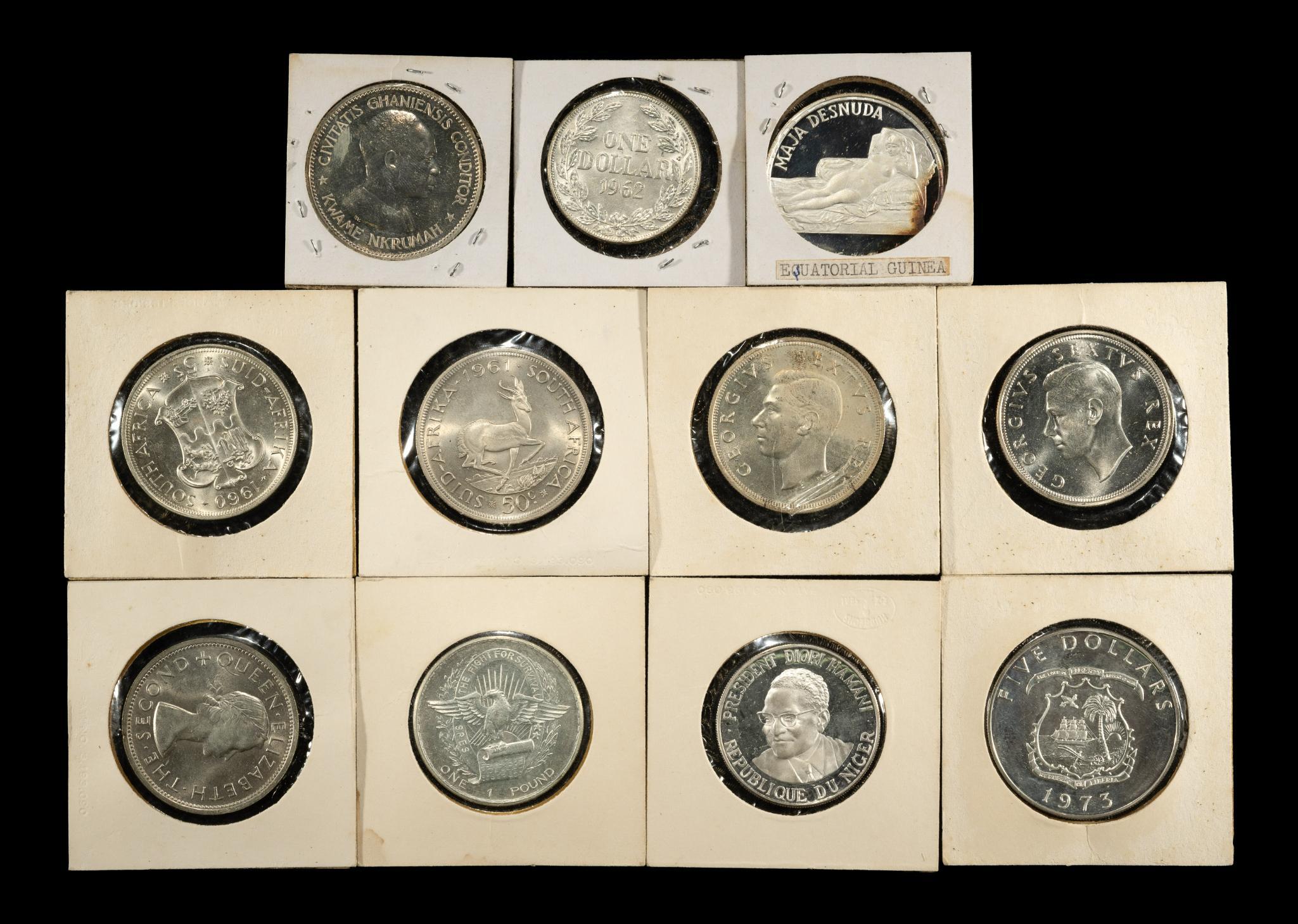 Uncirculated And Proof Silver Coins Of Africa