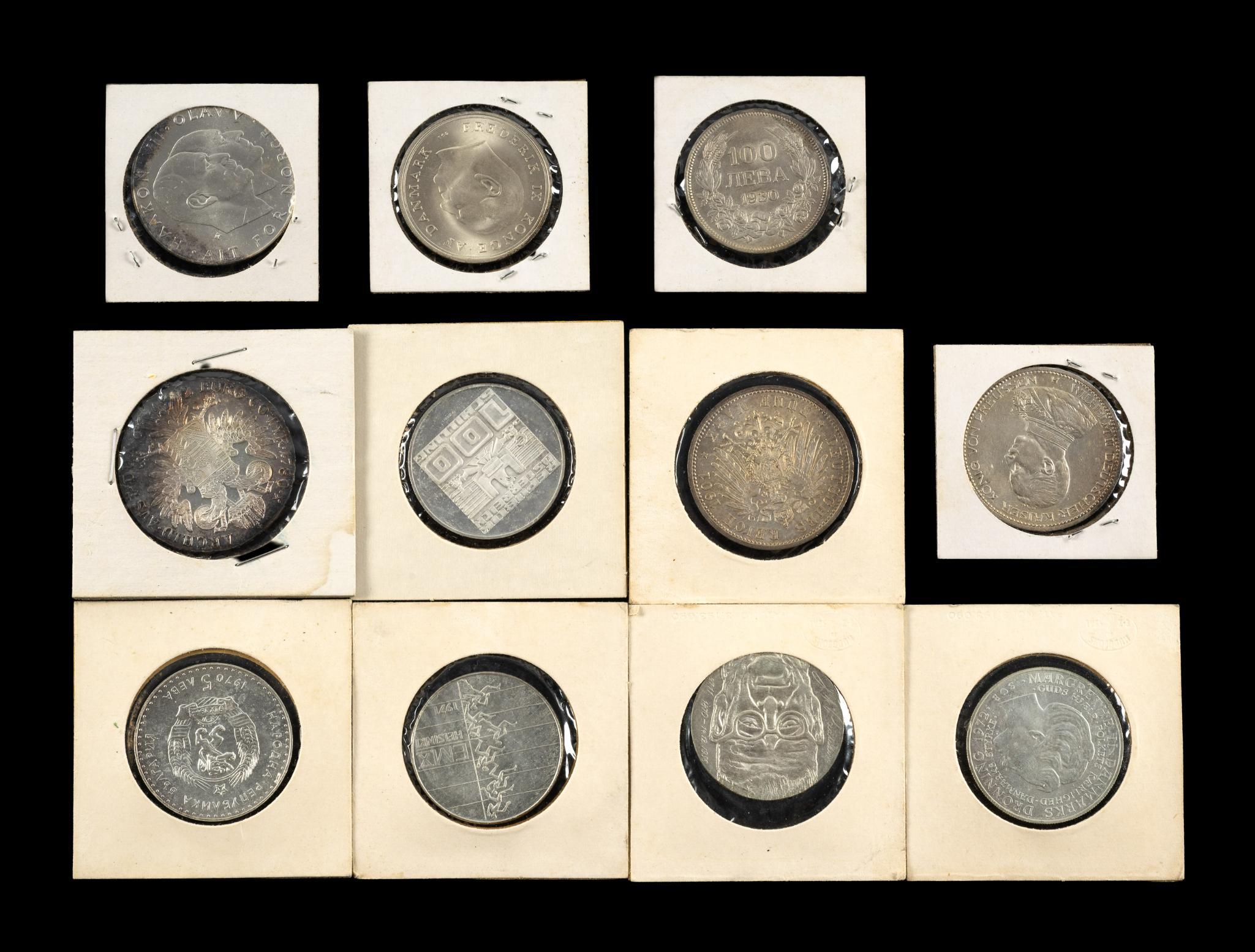 Uncirculated And Proof Silver European Coins