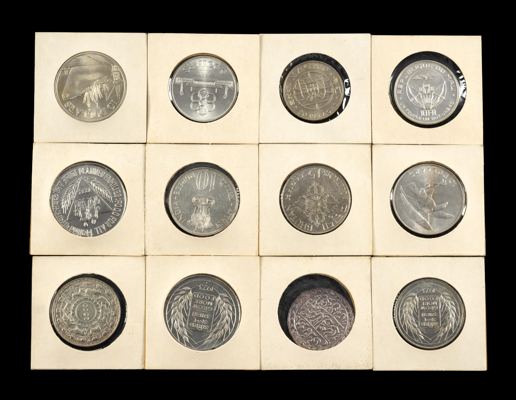 Uncirculated And Proof Silver Asian Coins