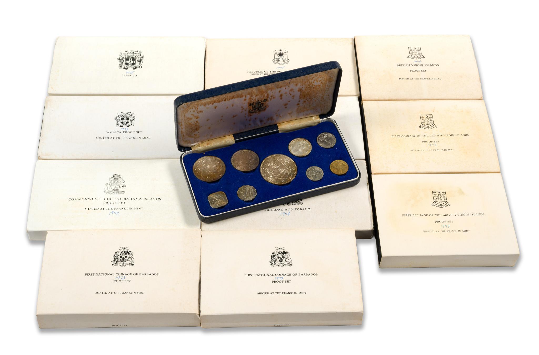 Twelve World Proof Sets Caribbean