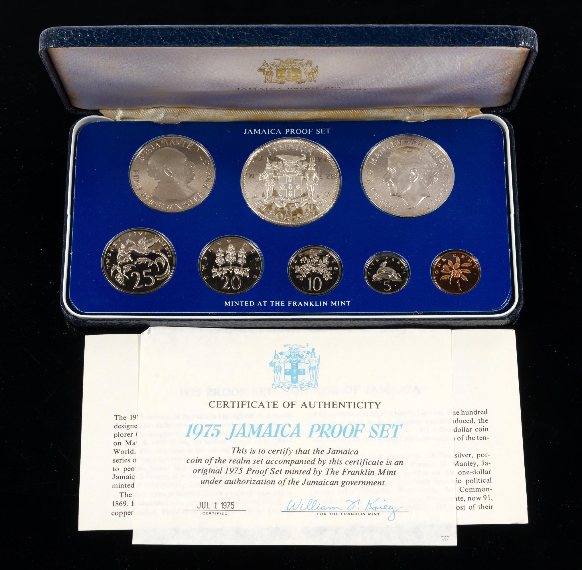 Twelve World Proof Sets Caribbean