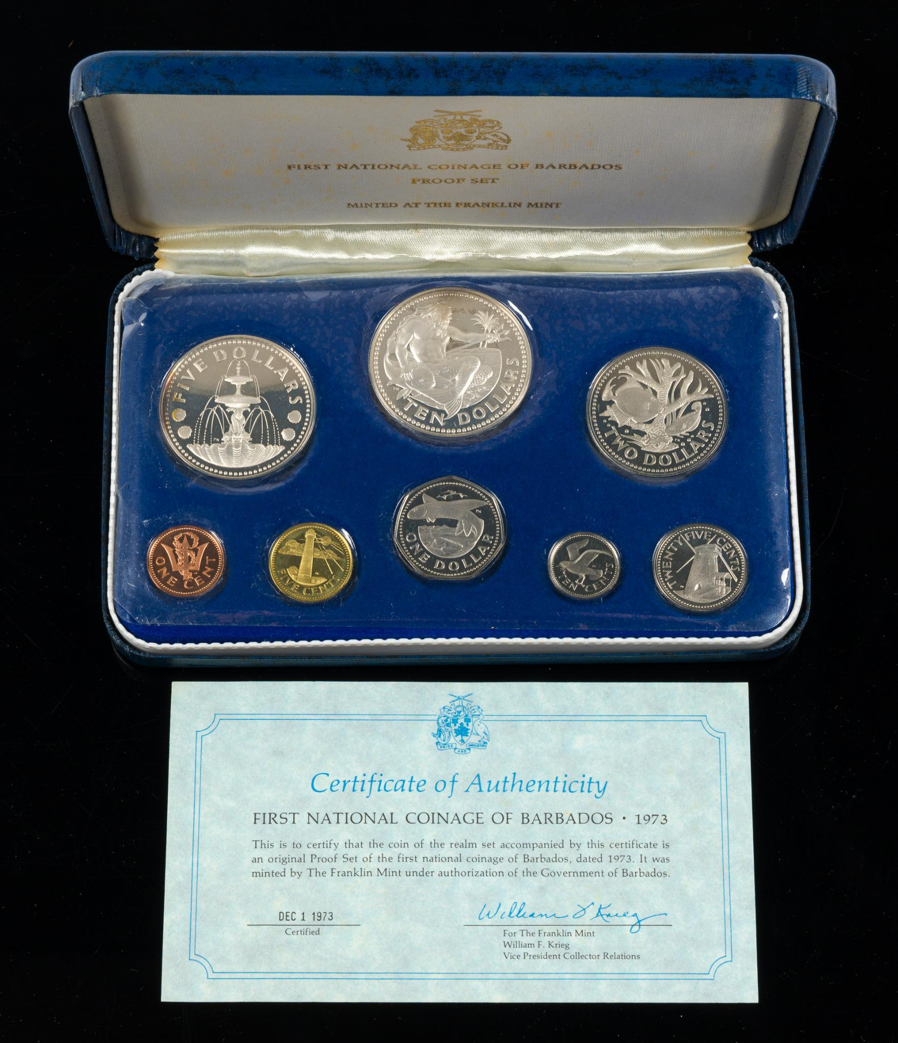 Twelve World Proof Sets Caribbean