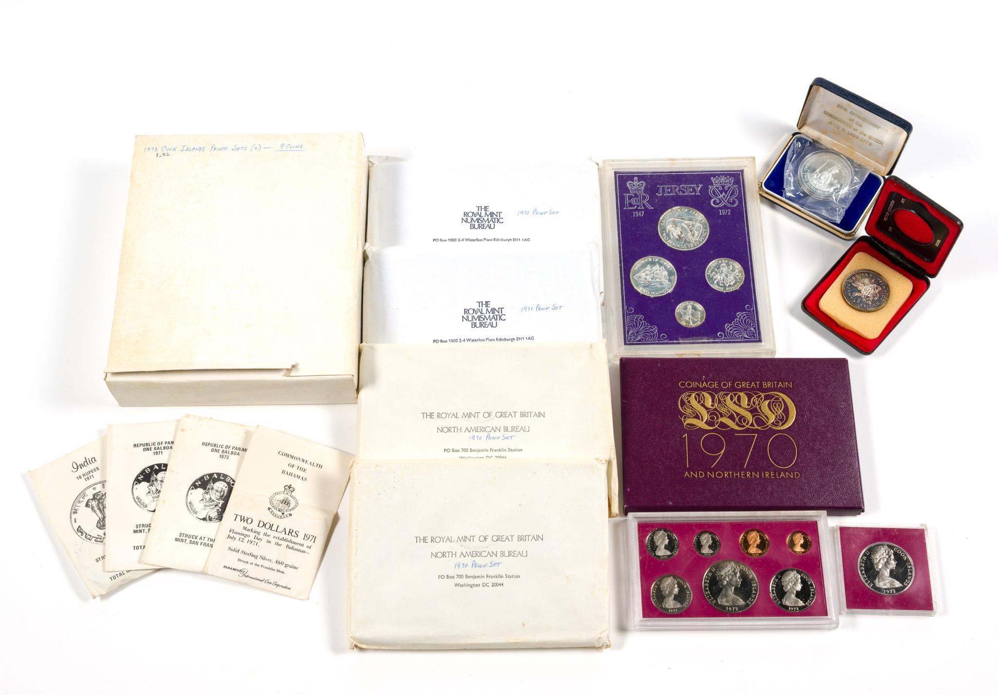 Silver And Non Silver Proof And Uncirculated World Coin Sets