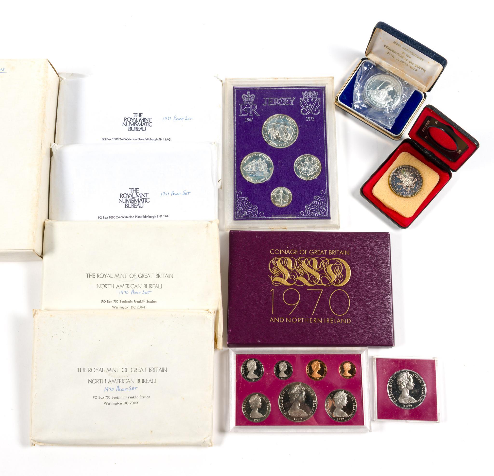 Silver And Non Silver Proof And Uncirculated World Coin Sets