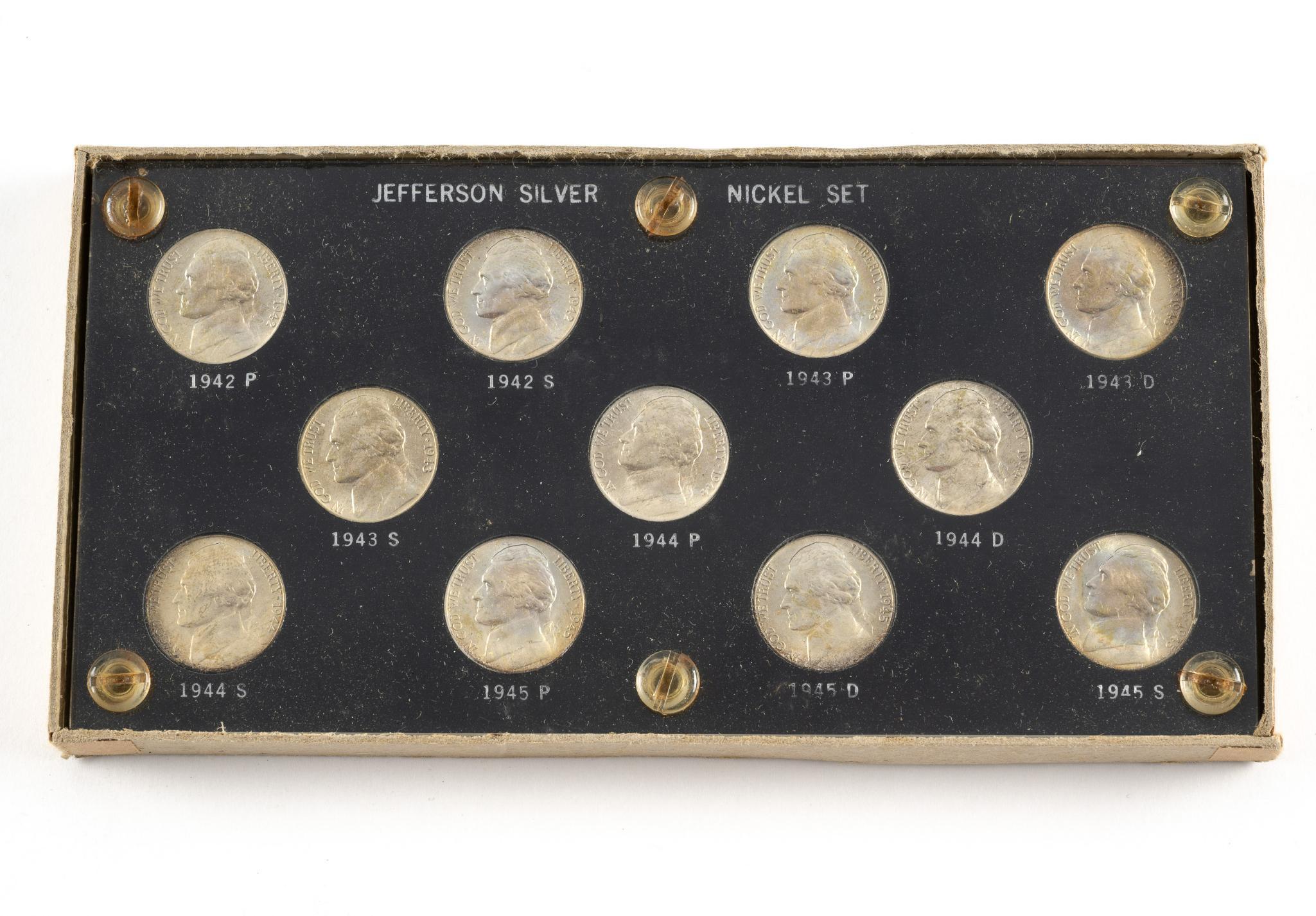 Jefferson And Buffalo Nickels Books And Uncirculated Wartime