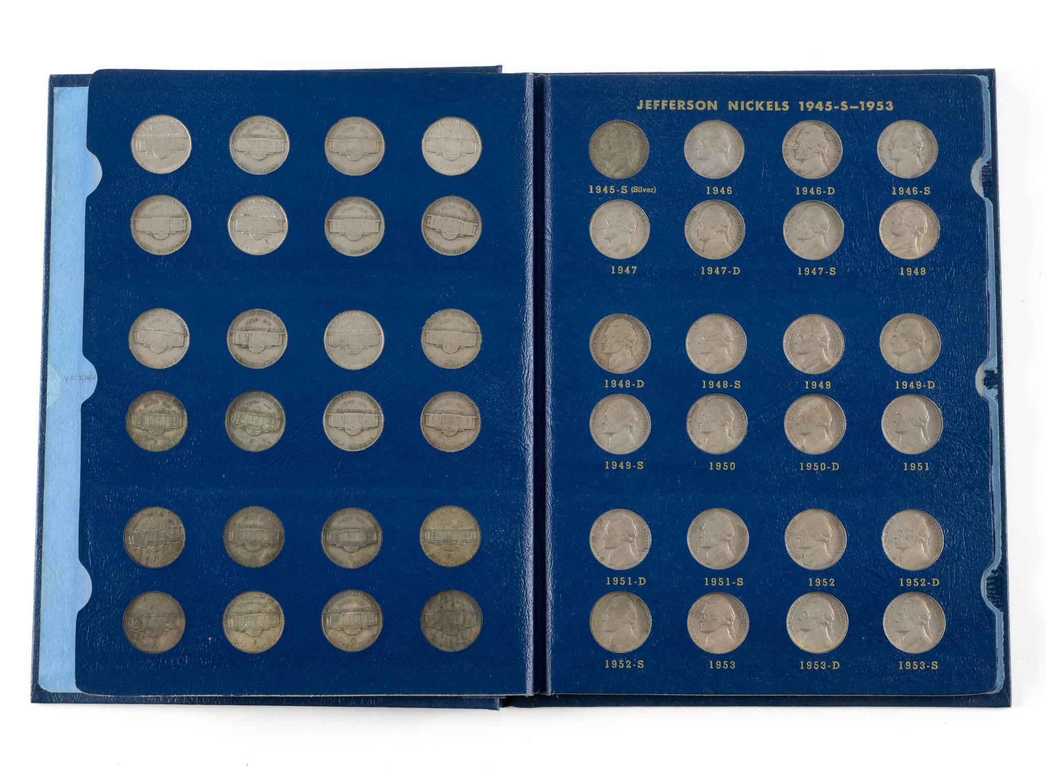 Jefferson And Buffalo Nickels Books And Uncirculated Wartime