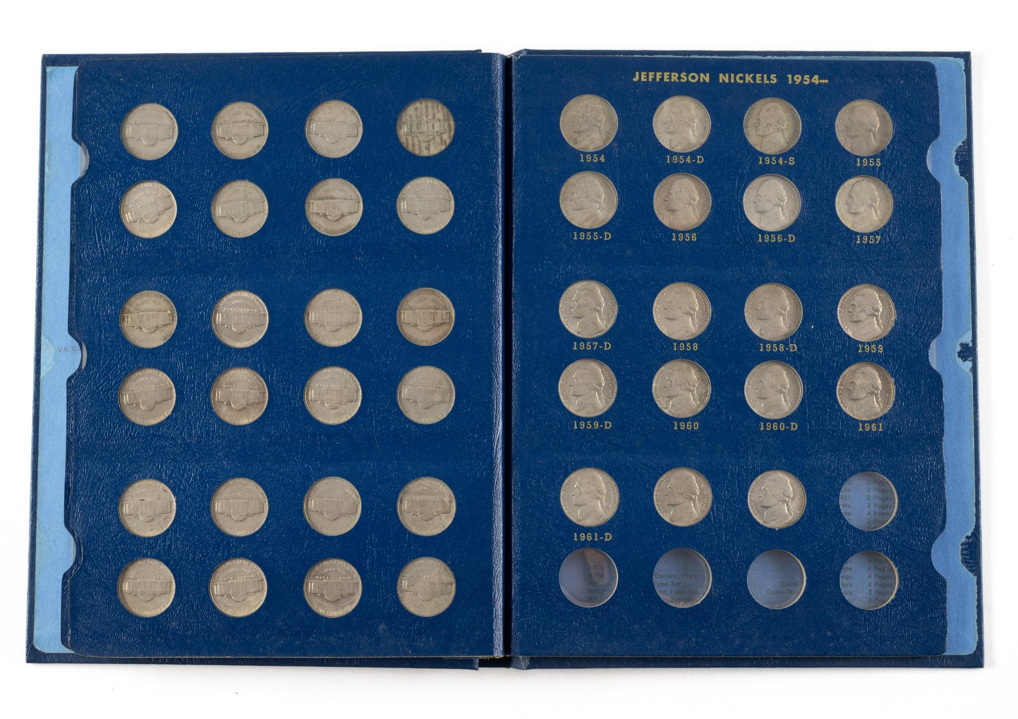 Jefferson And Buffalo Nickels Books And Uncirculated Wartime