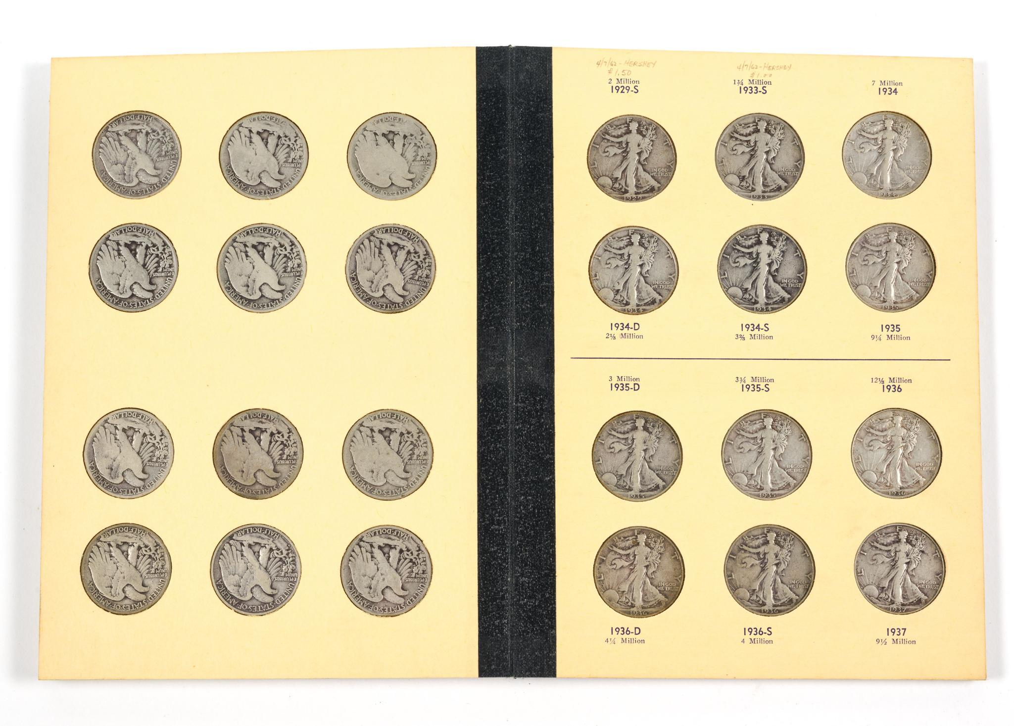 Complete Walking Liberty Silver Half Dollar Book Part 1