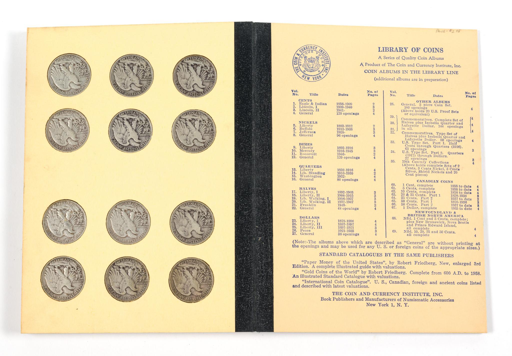 Complete Walking Liberty Silver Half Dollar Book Part 1