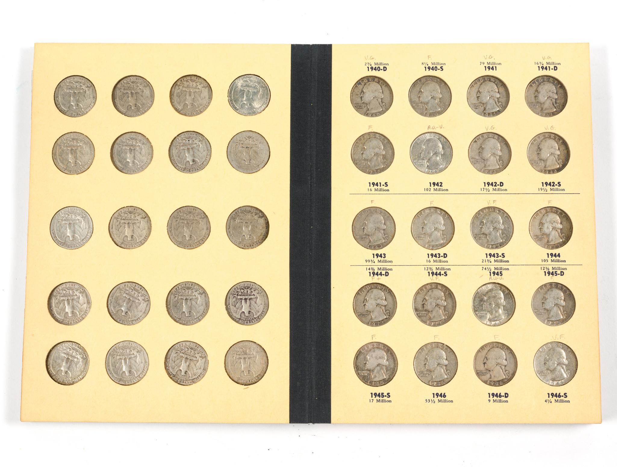 Complete Washington Silver Quarters Book