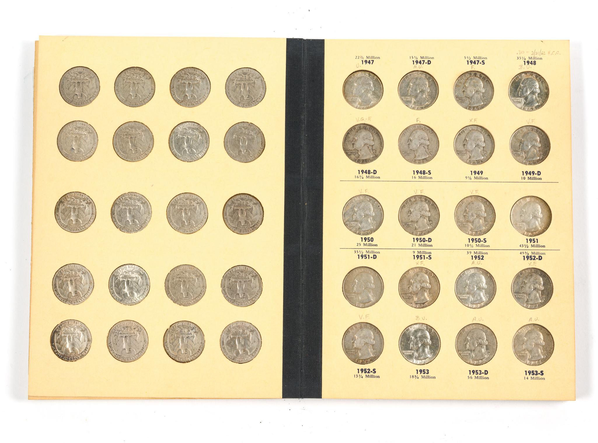 Complete Washington Silver Quarters Book