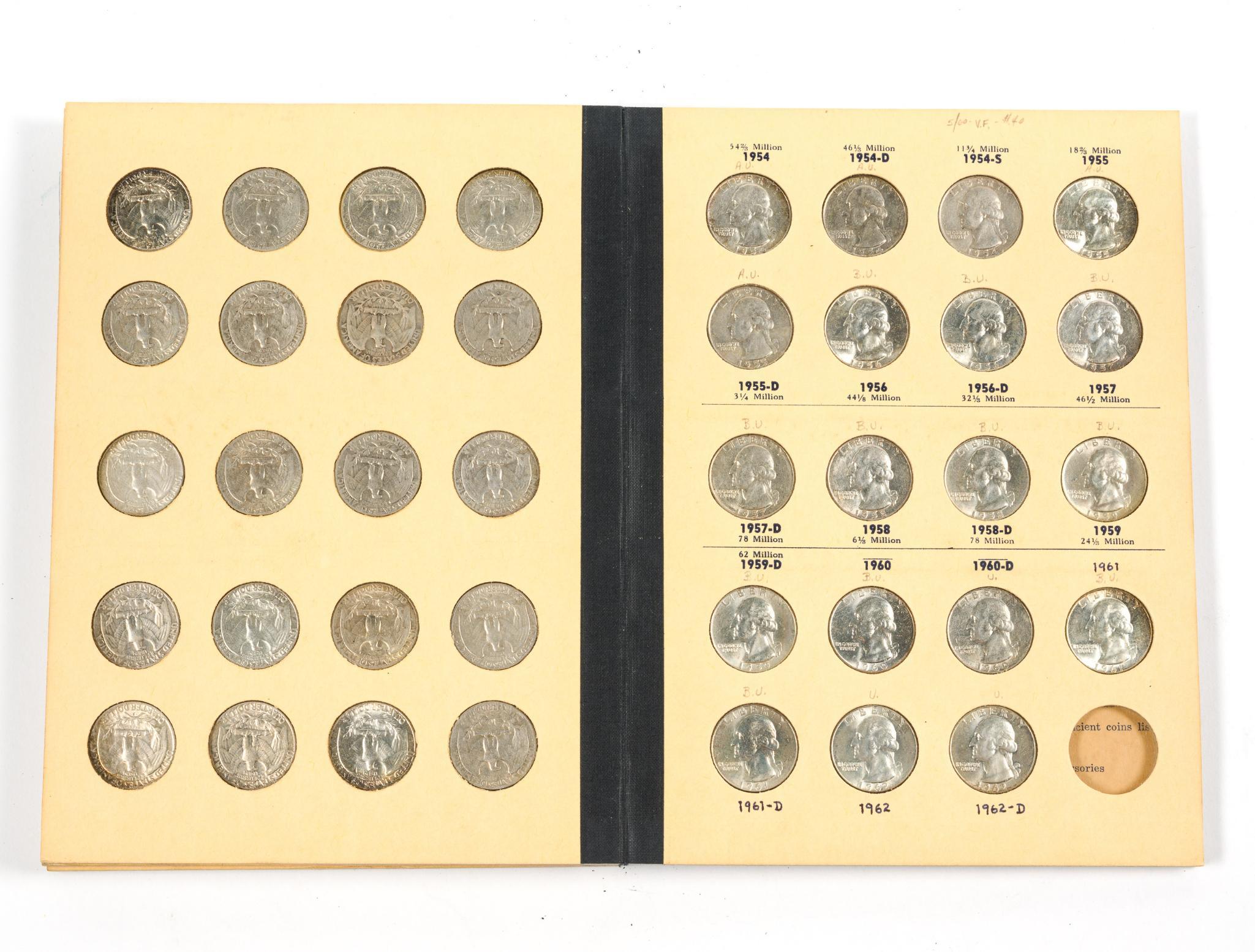 Complete Washington Silver Quarters Book