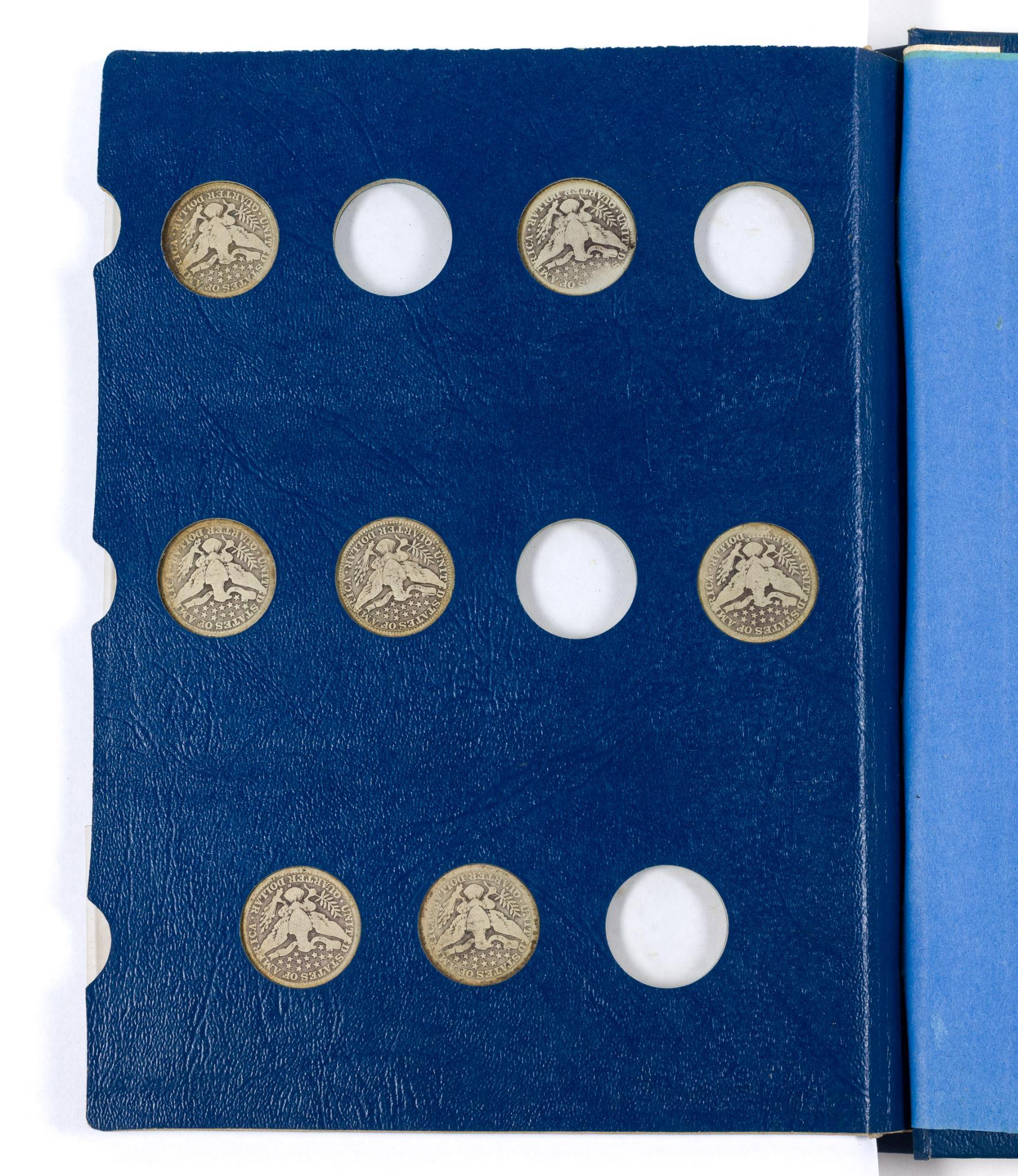 Partial Barber Silver Quarters Book