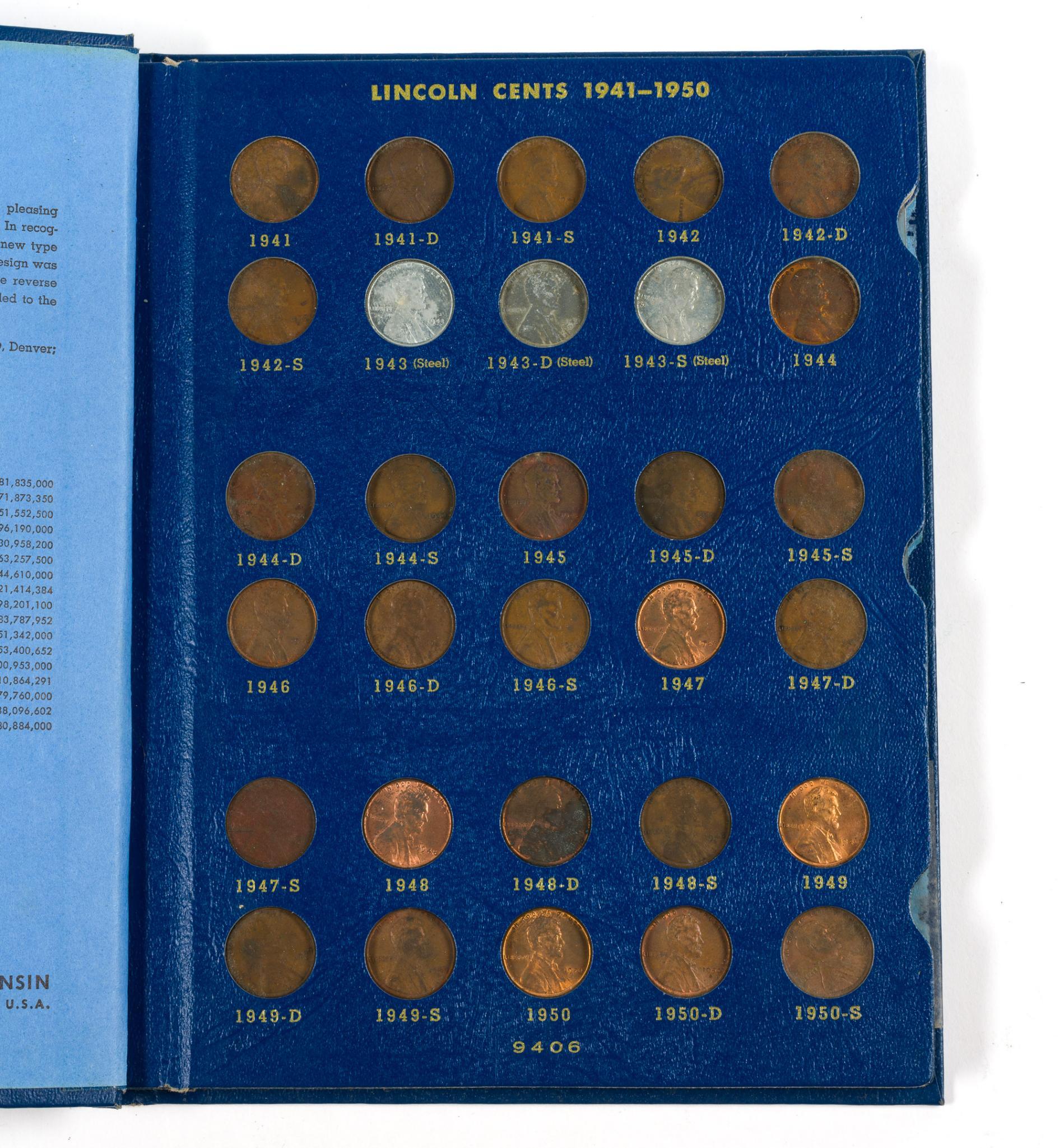 Two Book Set Lincoln Wheat Sets