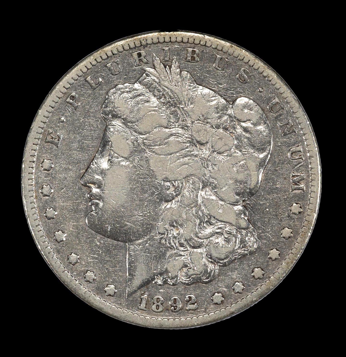 1892-CC Carson City Silver Dollar