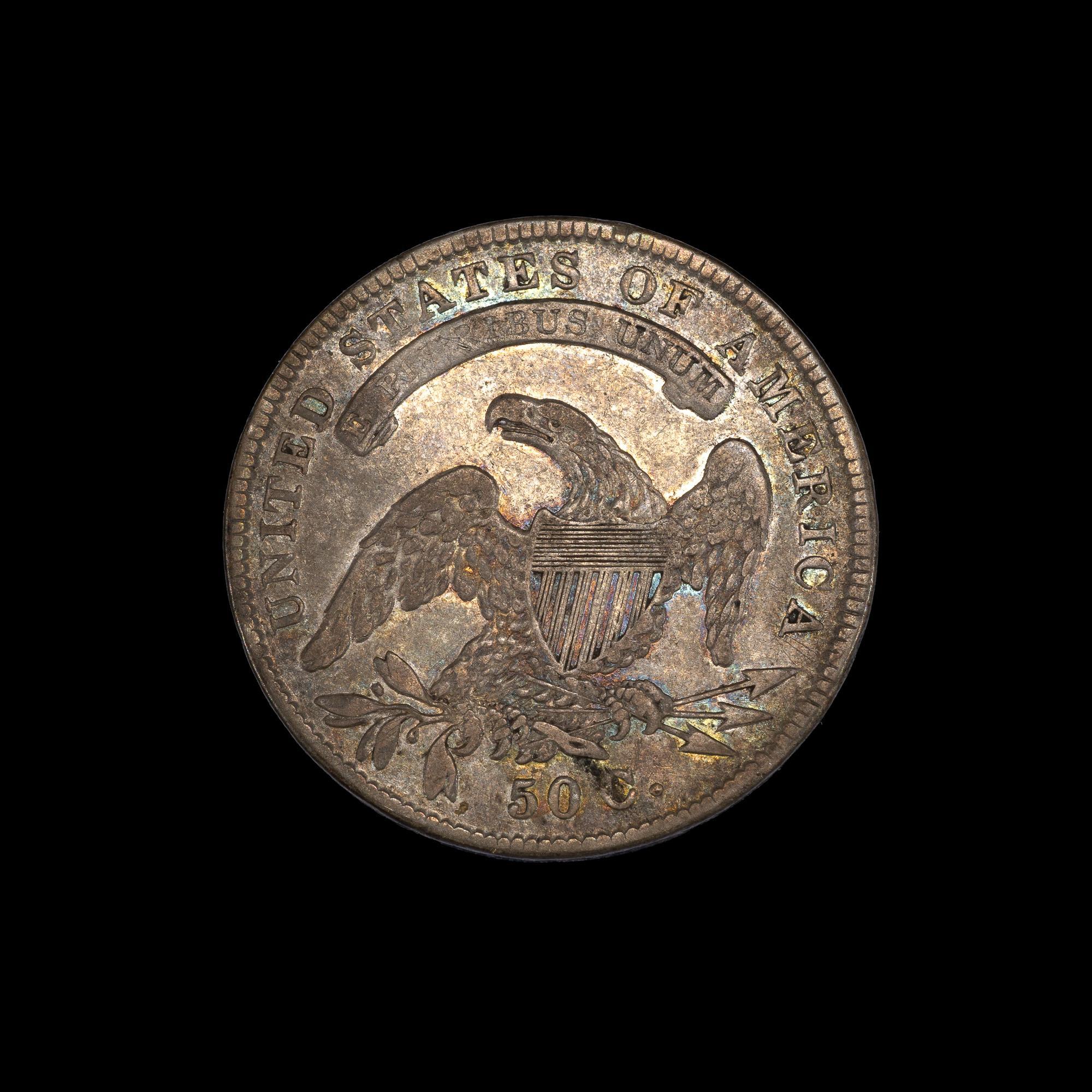 1921 Peace Dollar And Capped Bust Half
