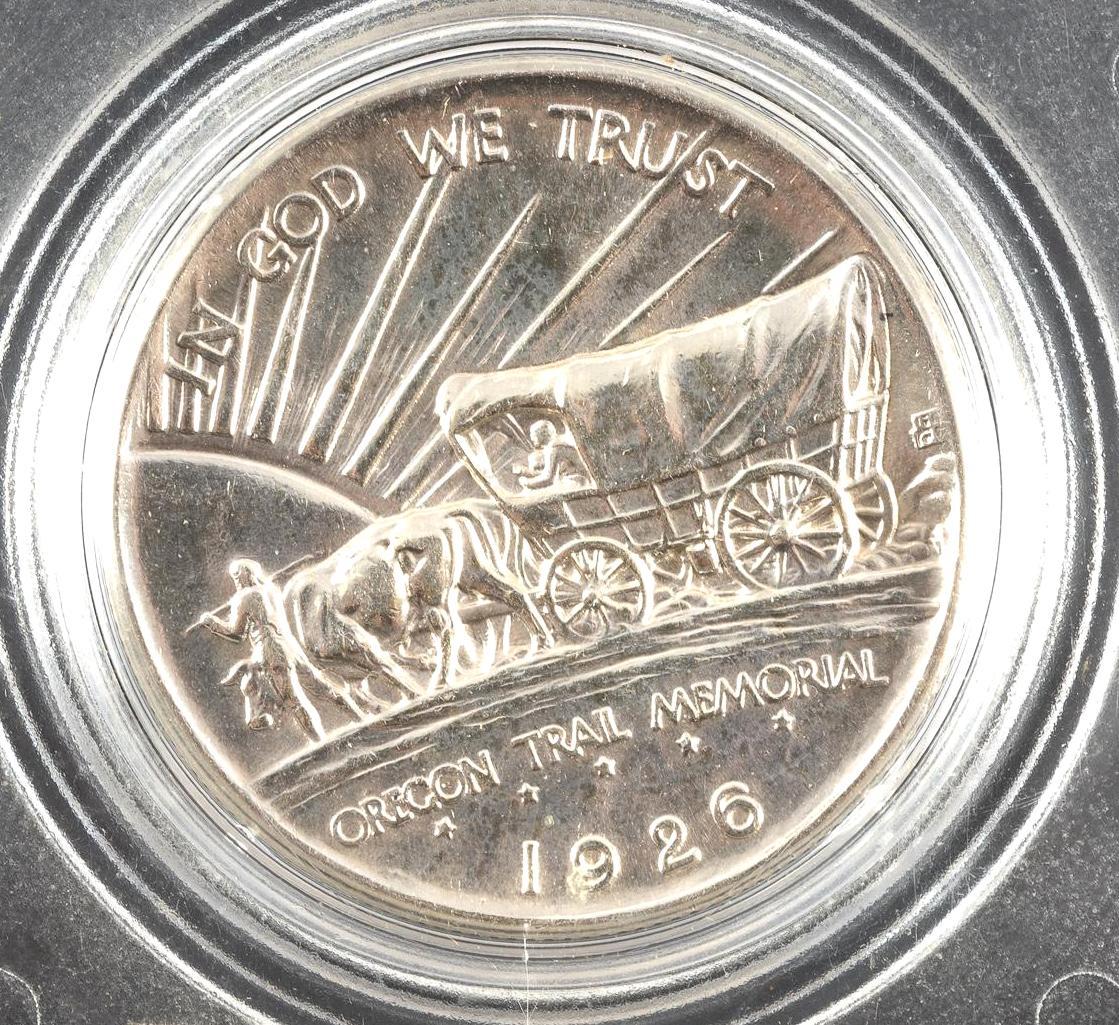 1926 Oregon Trail Half Dollar Uncirculated