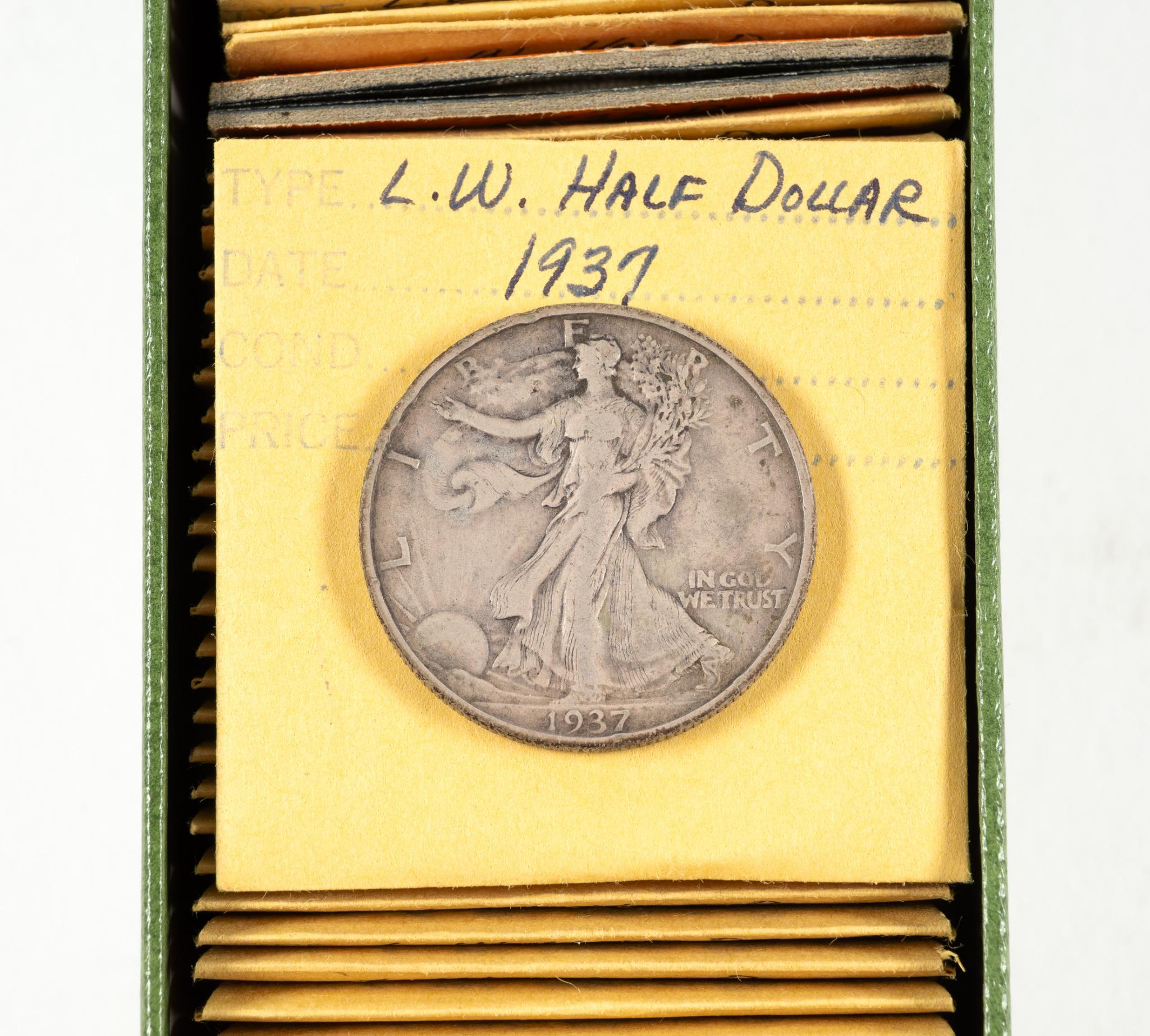 One Hundred And Three Walking Liberty Silver Half Dollars