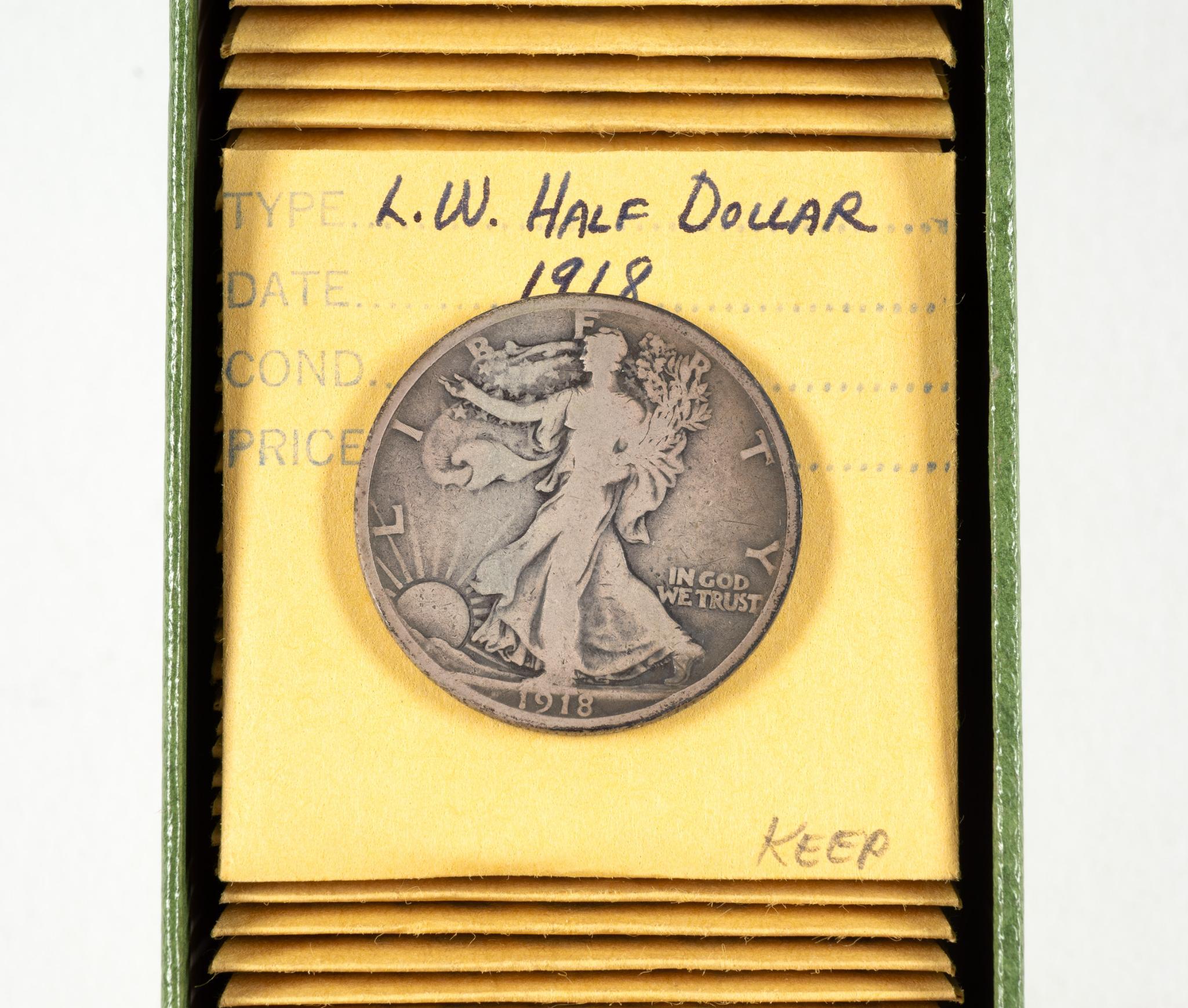One Hundred And Three Walking Liberty Silver Half Dollars
