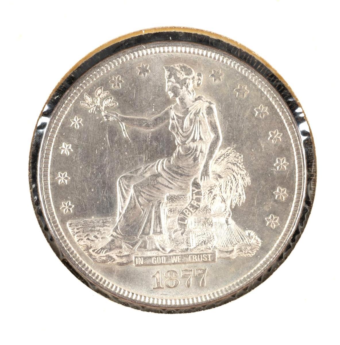Uncirculated 1877 Trade Dollar