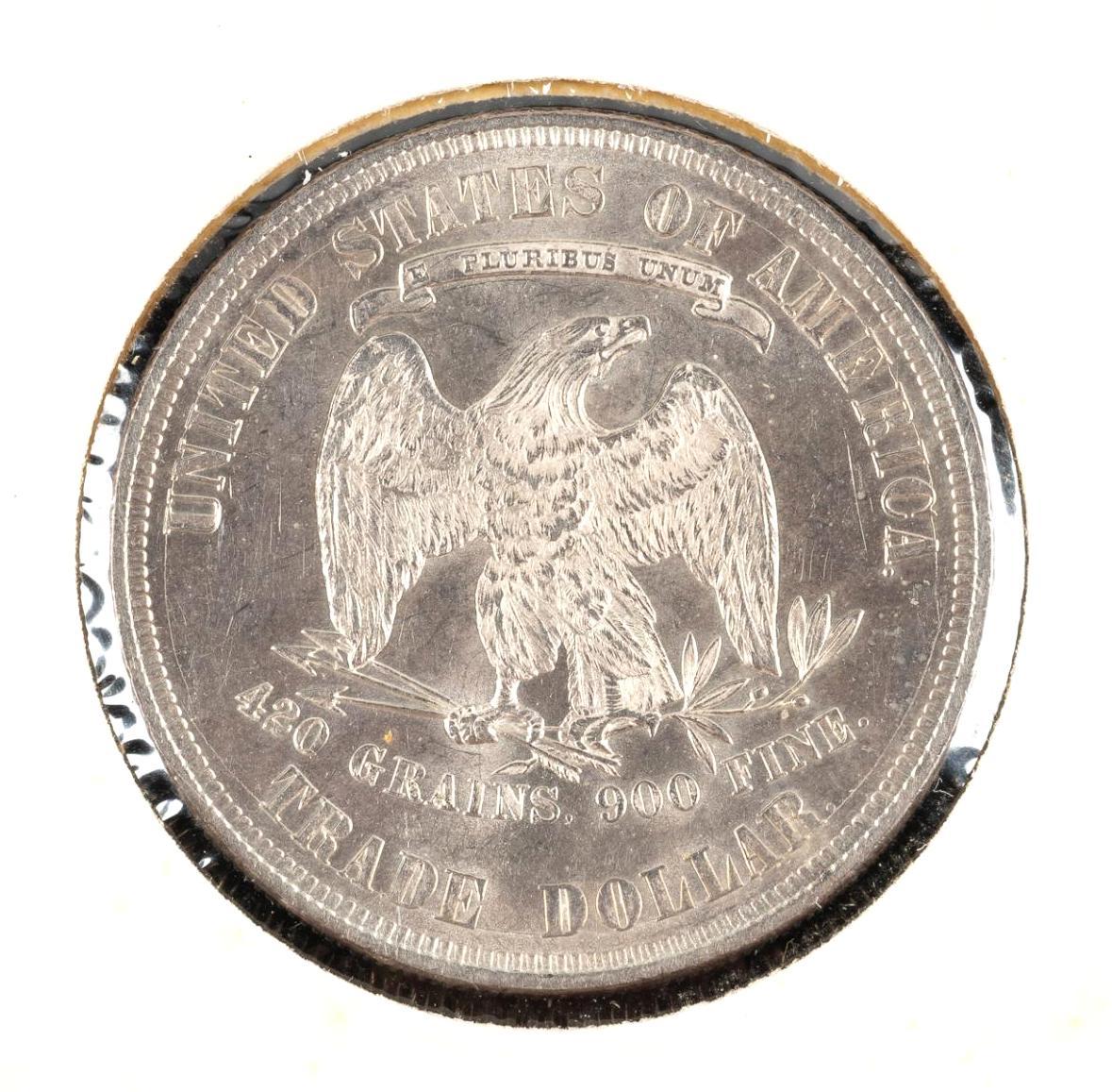 Uncirculated 1877 Trade Dollar