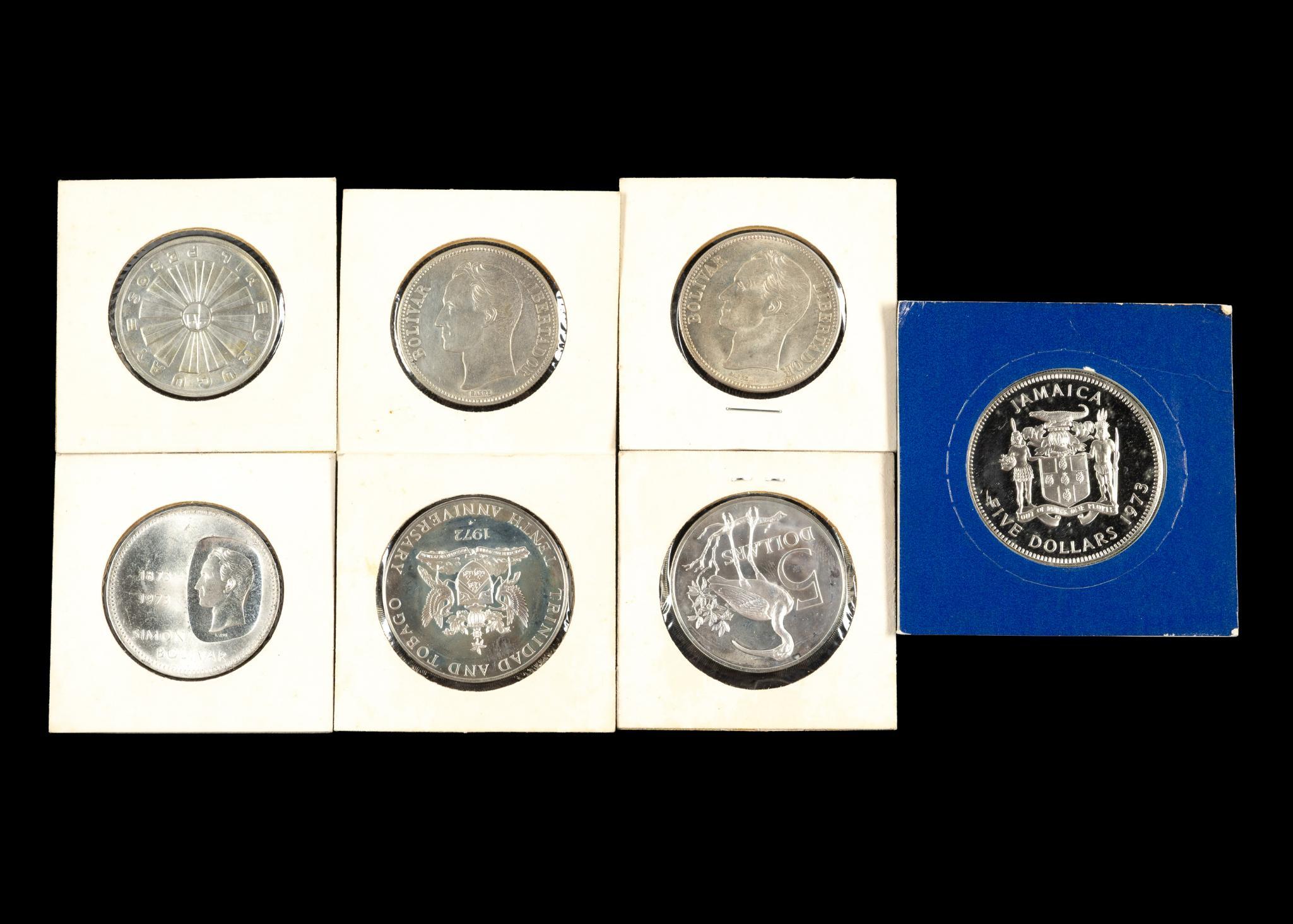 Latin American And Caribbean World Silver Coins