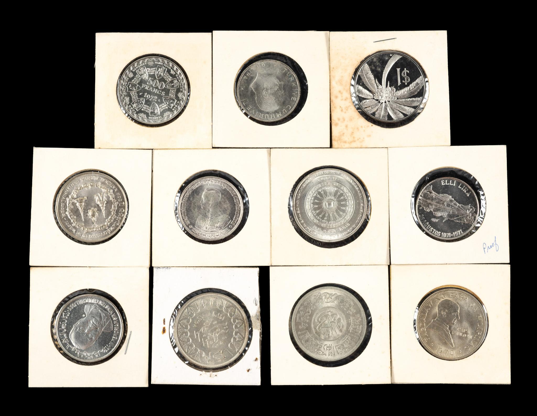 Eleven World Silver Coins Including Tristan