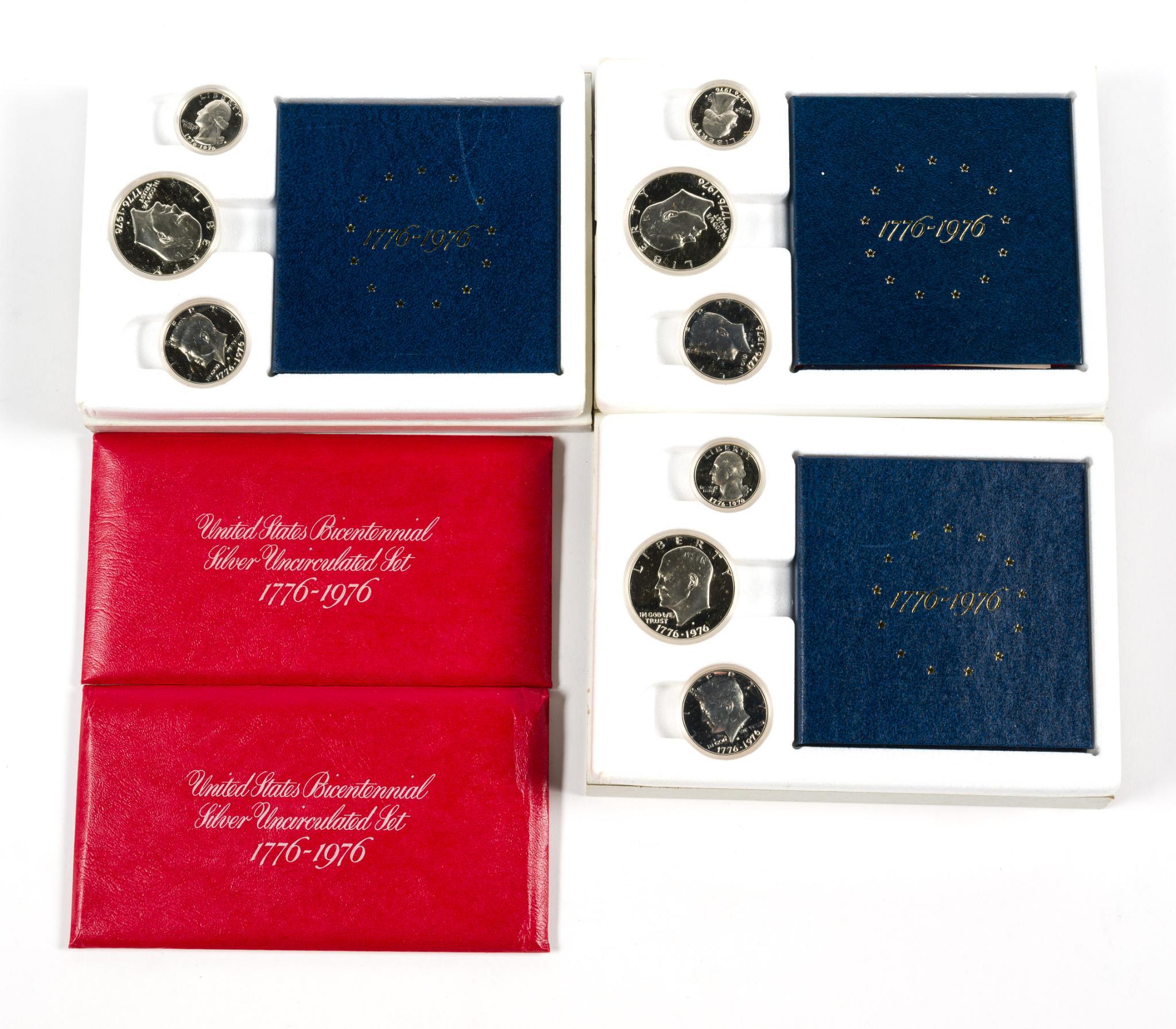Five United States Bicentennial Silver Sets