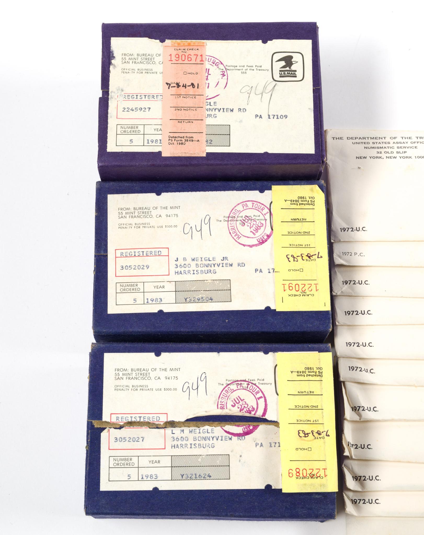 Seventy Mint Sets