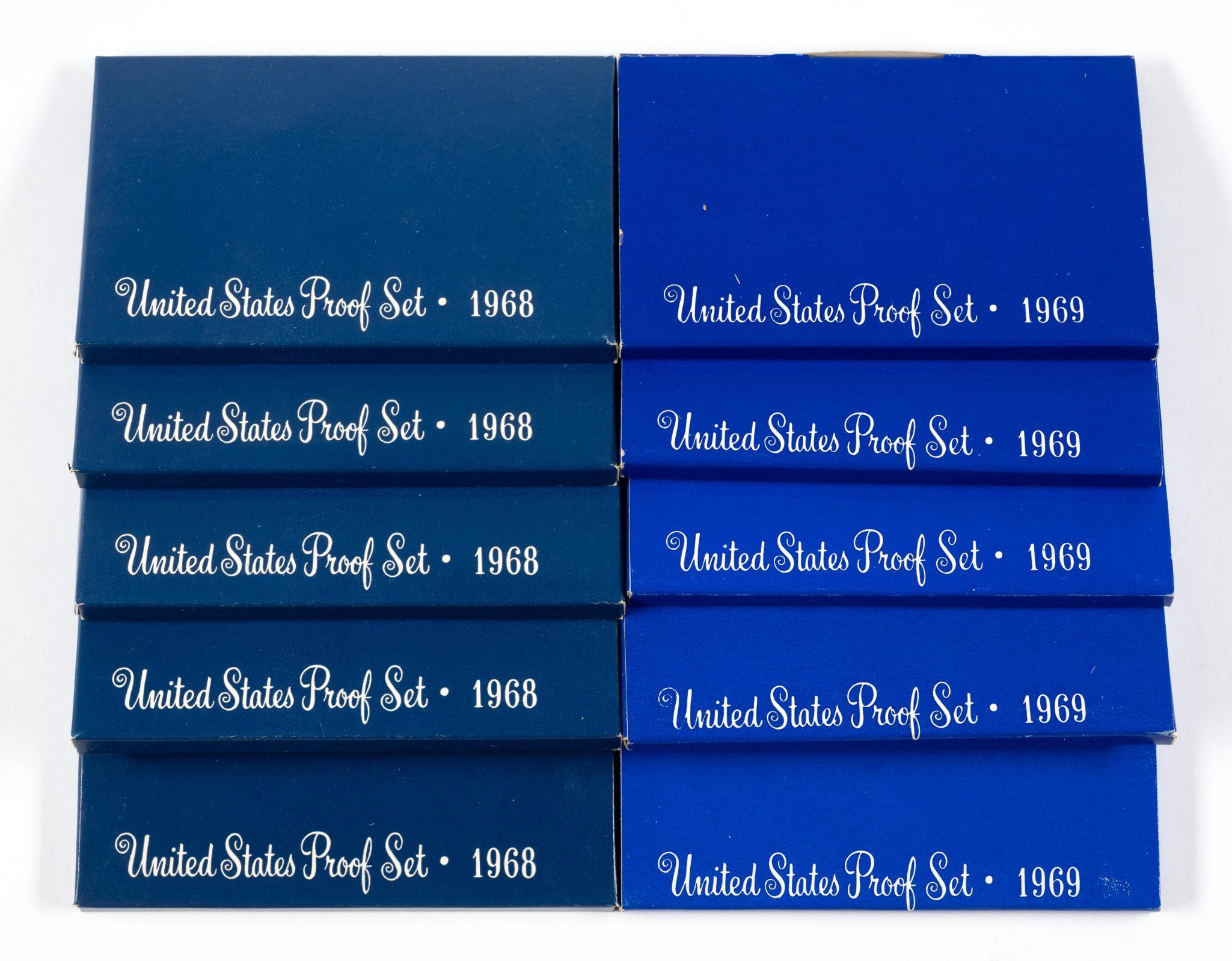 Ten Proof Sets With Silver