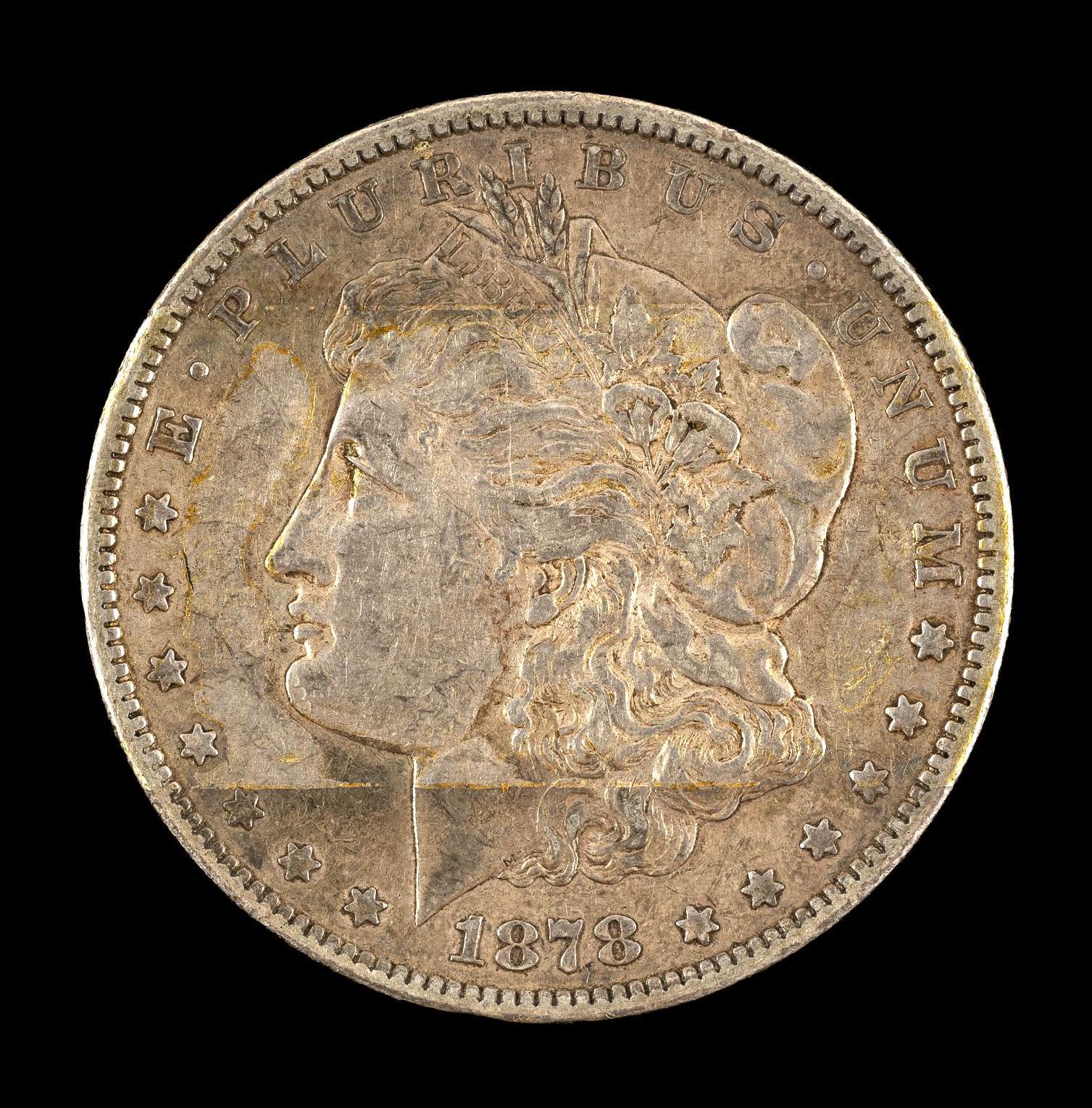 1878-CC Morgan Silver Dollar