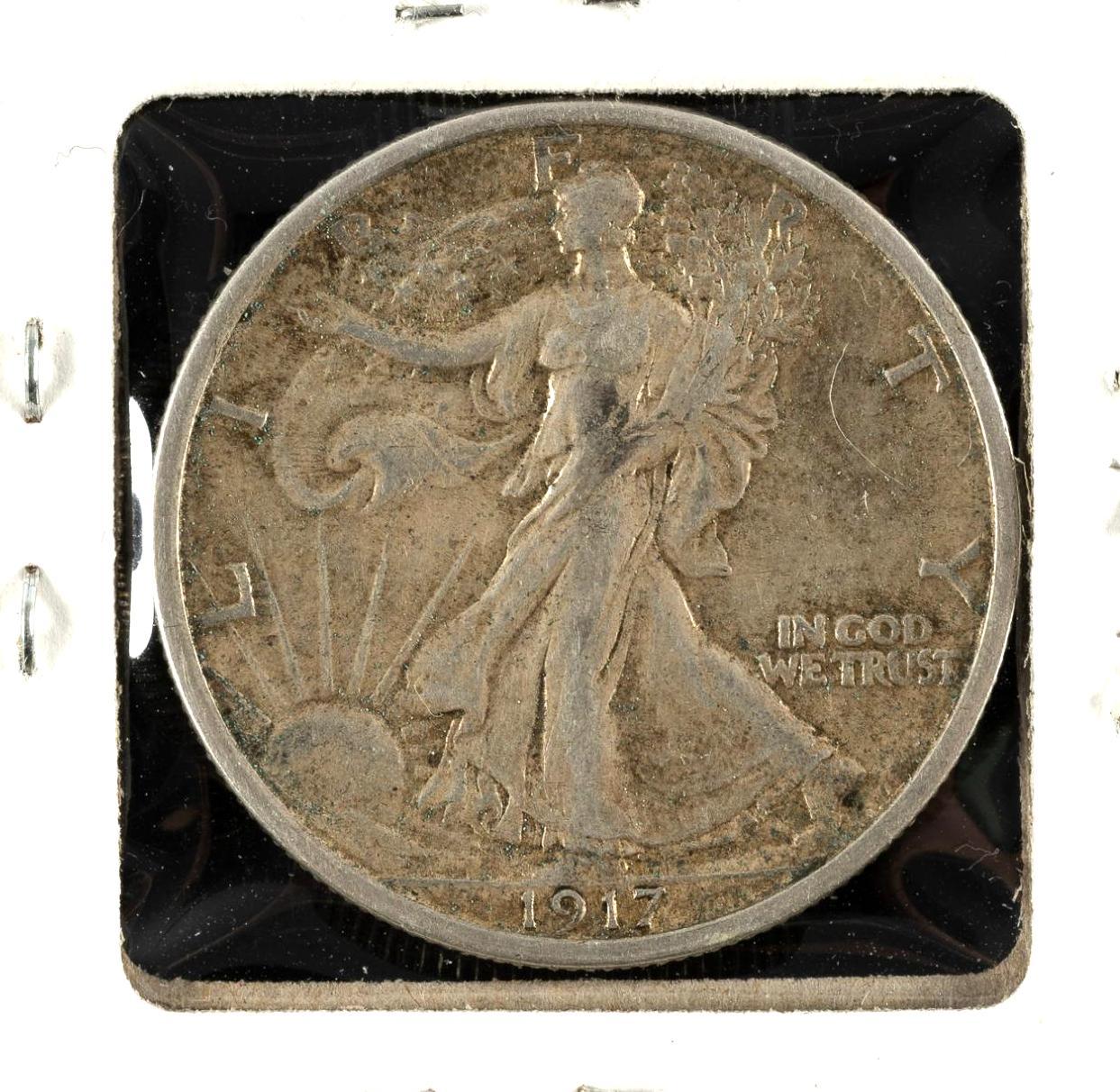 1917-D Walking Liberty Half Dollar