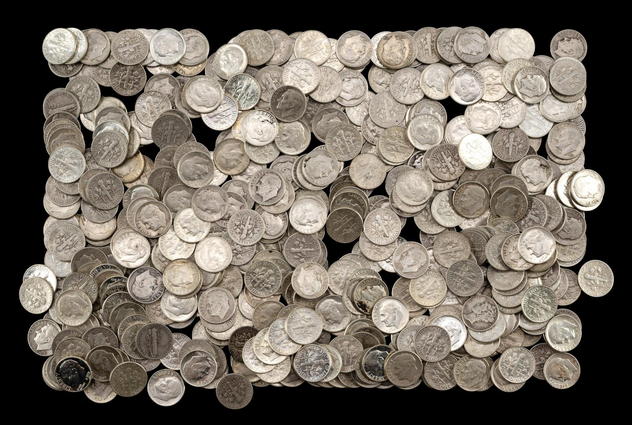 Five Hundred Silver Dimes