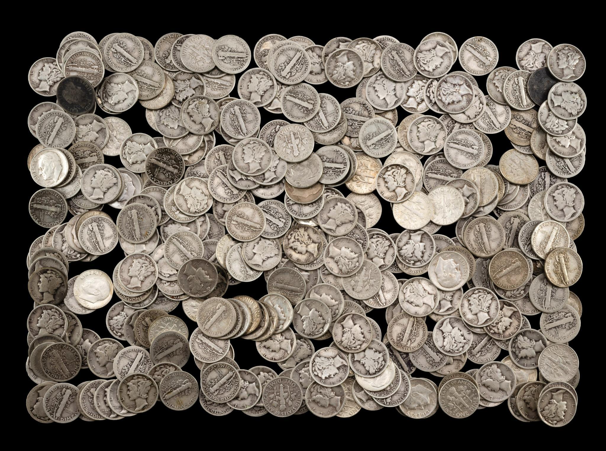 Three Hundred Fifty Silver Dimes