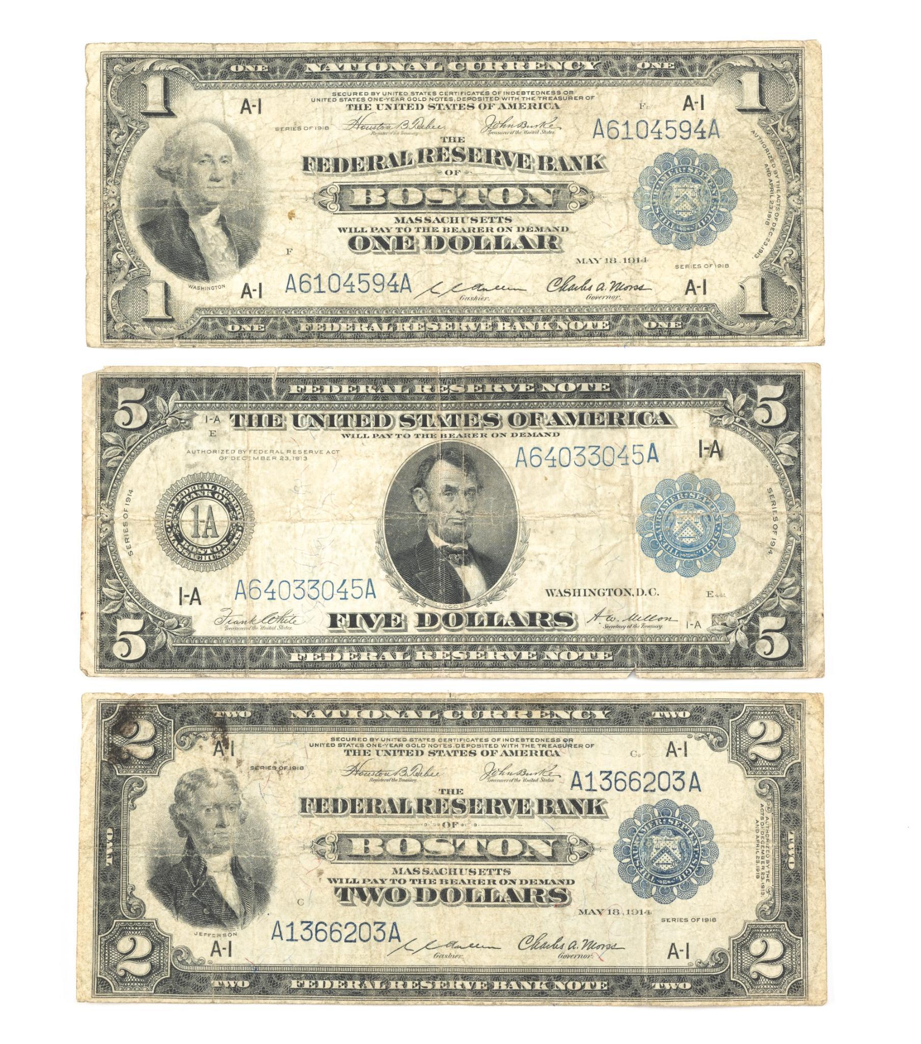 National Currency Large Bills