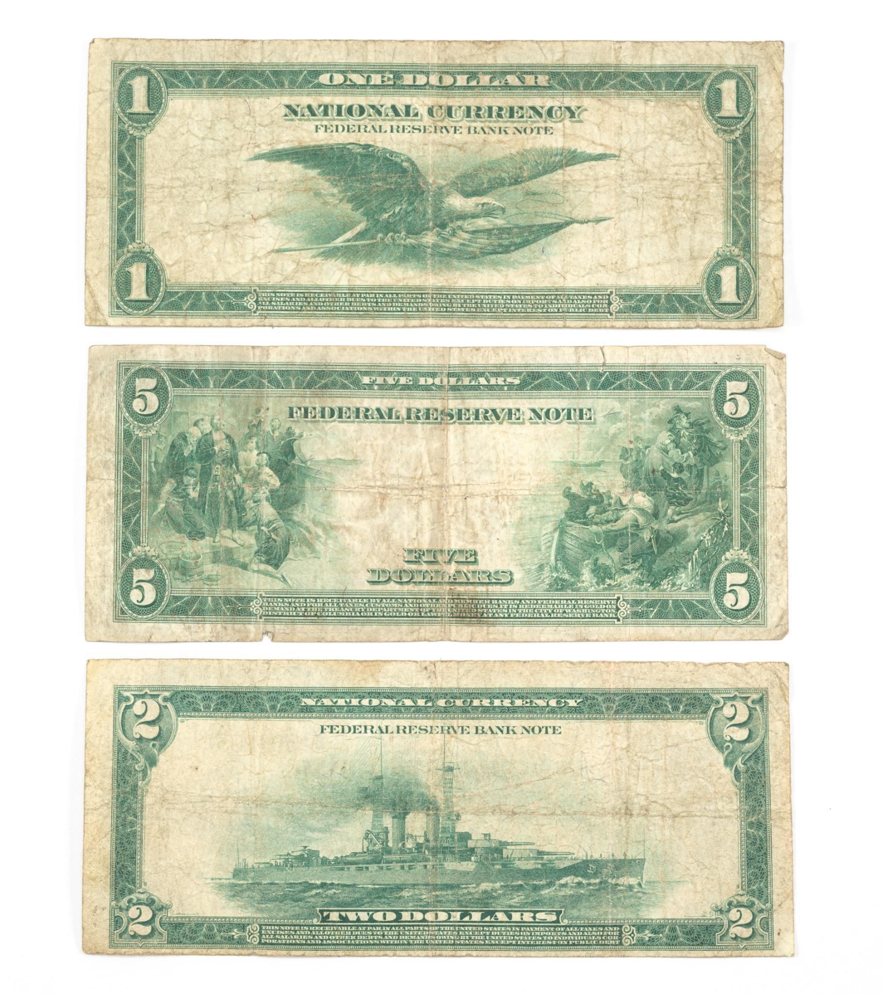 National Currency Large Bills
